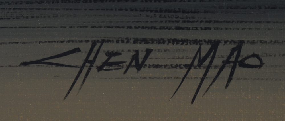 Chen Mao Original Mixed Media Painting of a Landscape