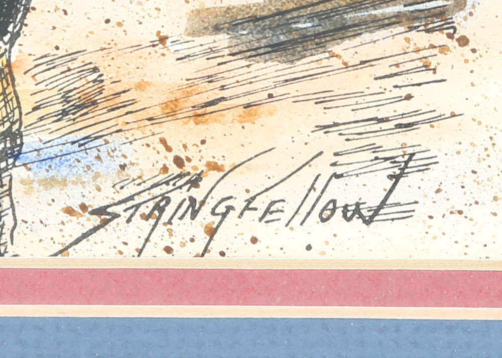 Jeanie Stringfellow Original Watercolor and Ink