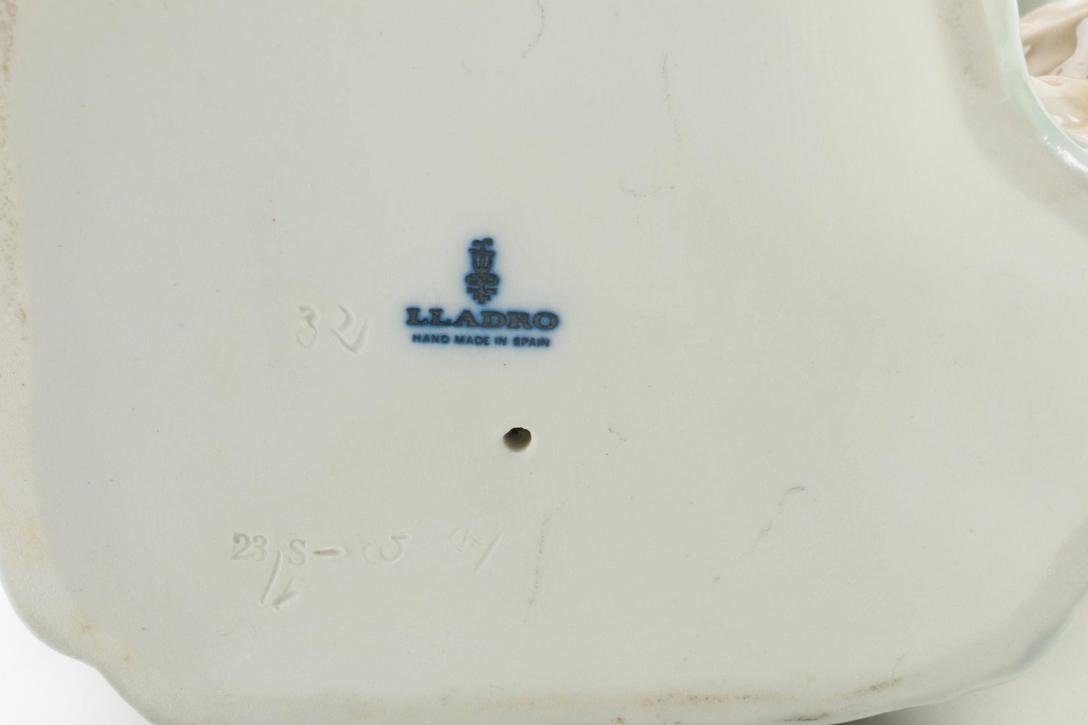 Lladro "Shepherd Boy with Bird" Figurine