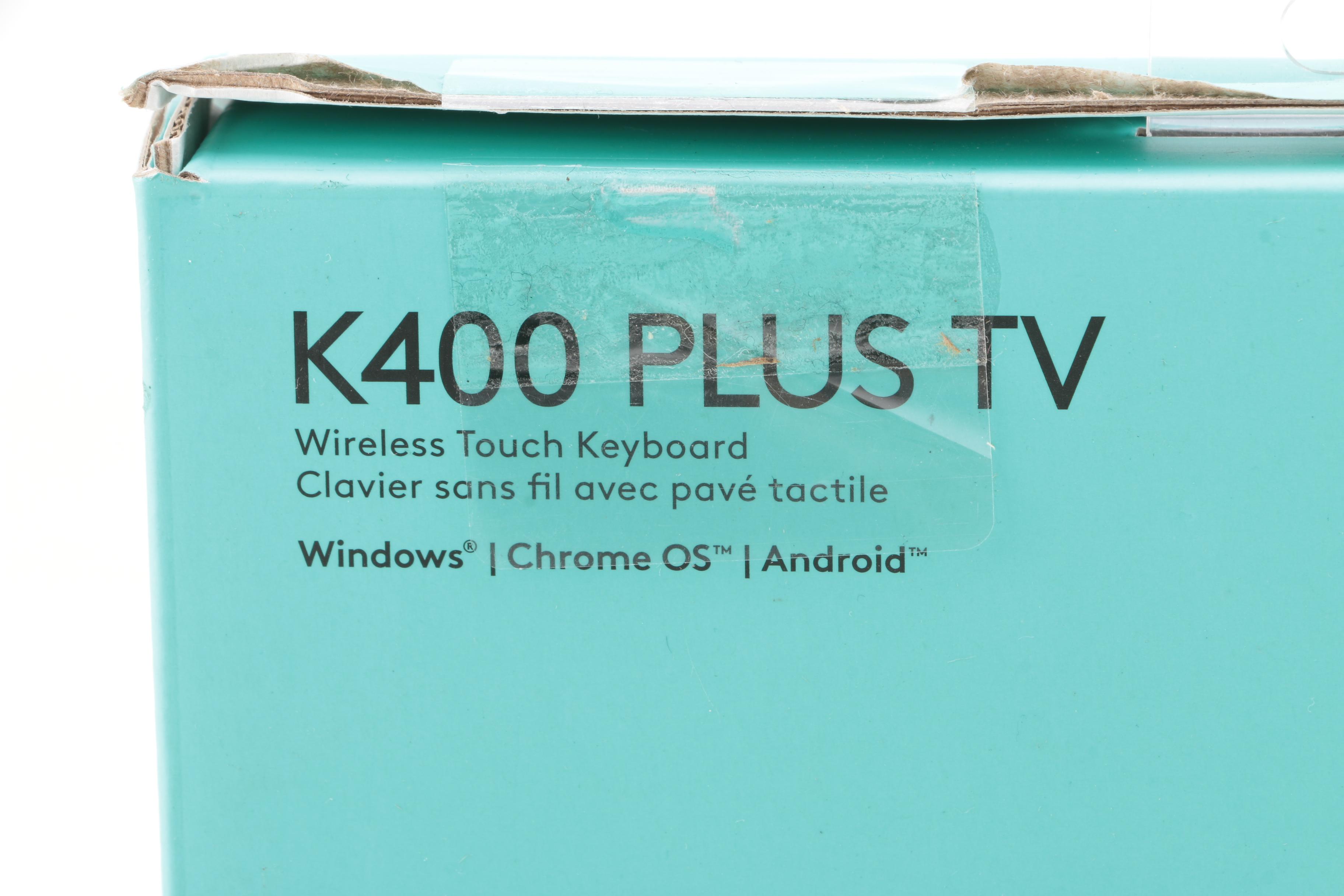 HP Chromebox Desktop Computer with Logitech Wireless Keyboard