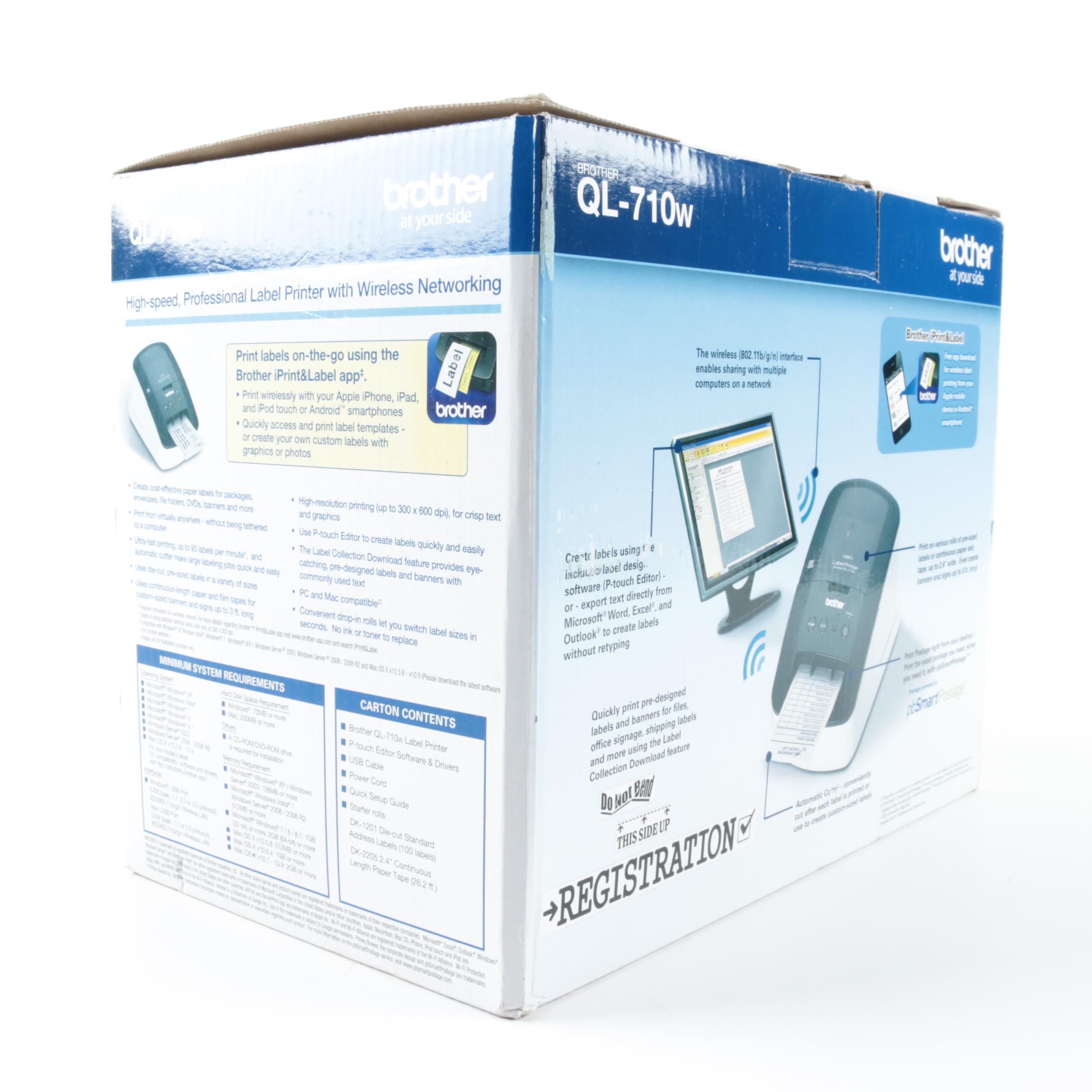 Brother QL-710w Wireless Label Printers