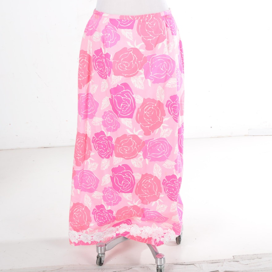 Lilly Pulitzer Floral Maxi Skirt
