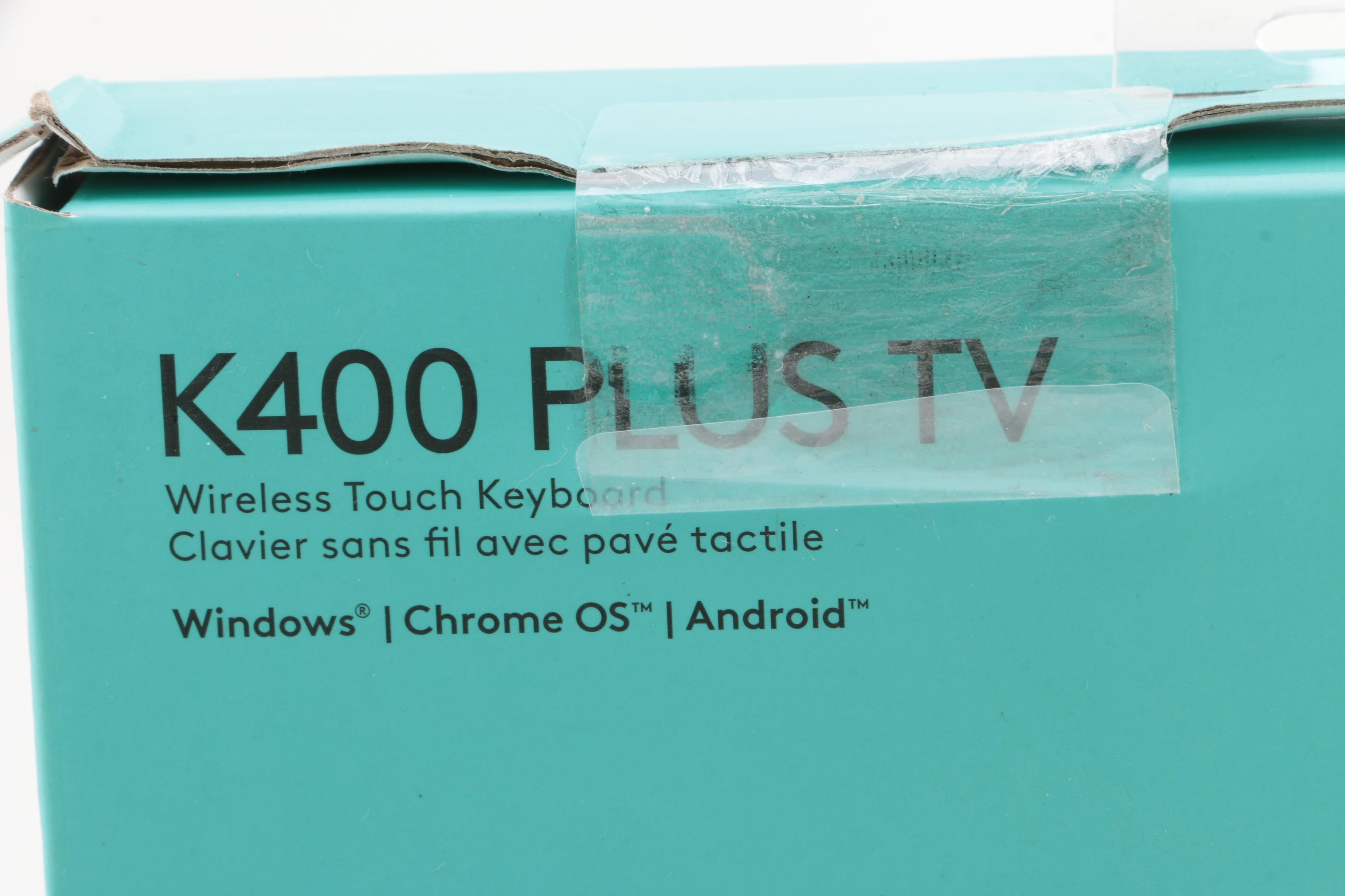 HP Chromebox Desktop Computer with Logitech Wireless Keyboard