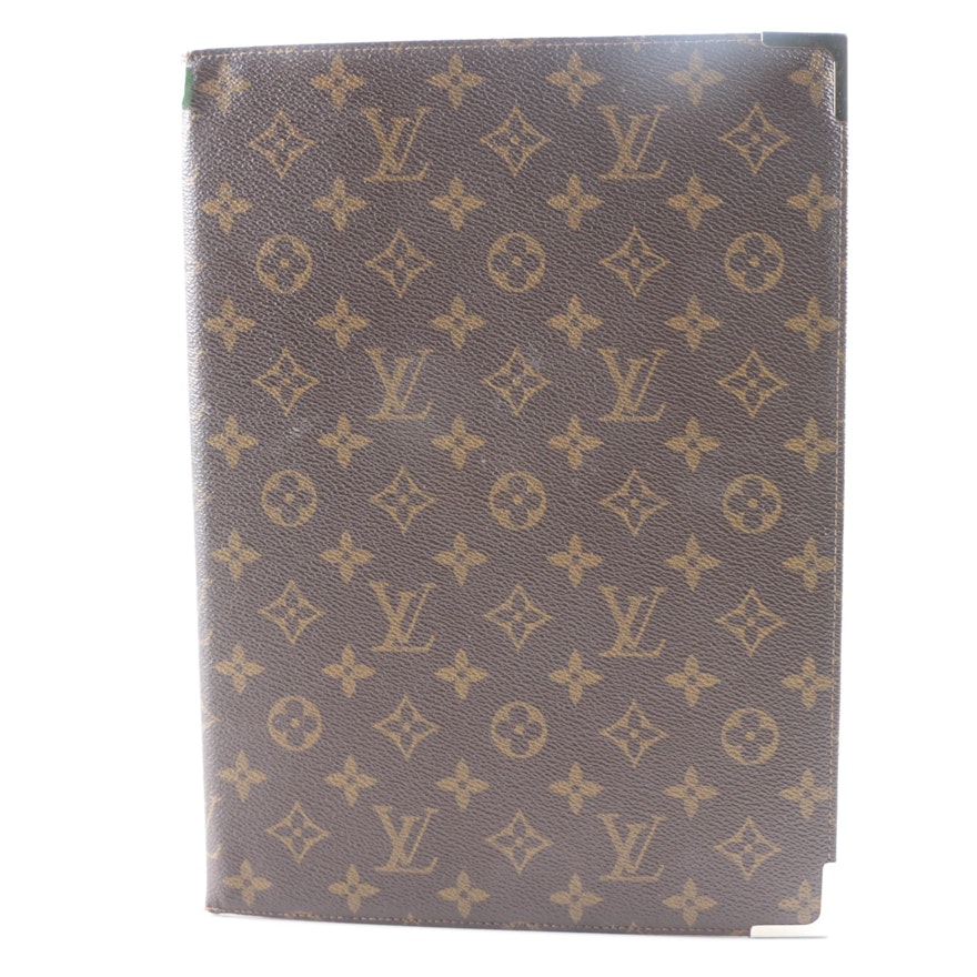 Vintage Louis Vuitton Signature Canvas and Leather Portfolio