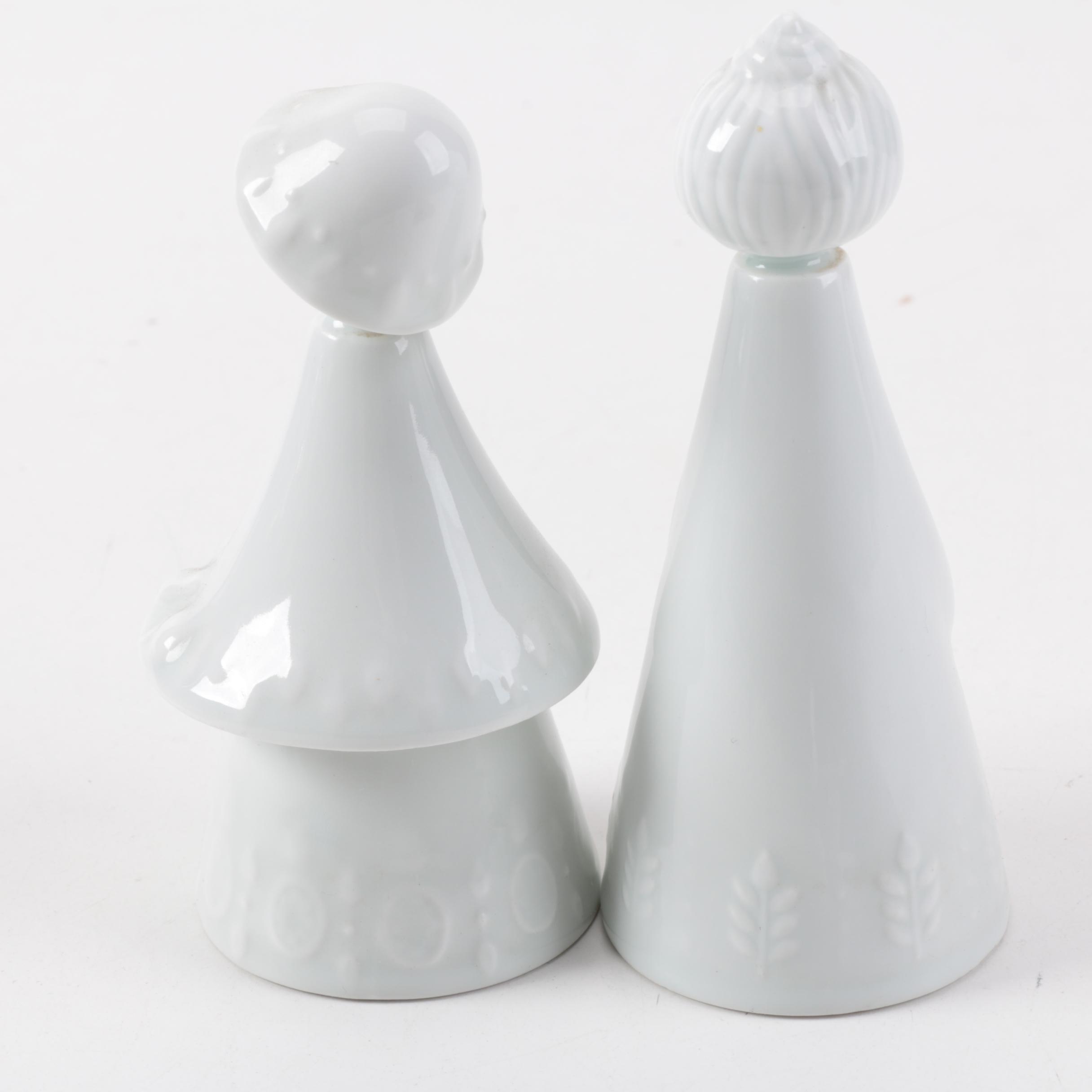 Limoges Porcelain "Peace" and "Prosperity" Figurines