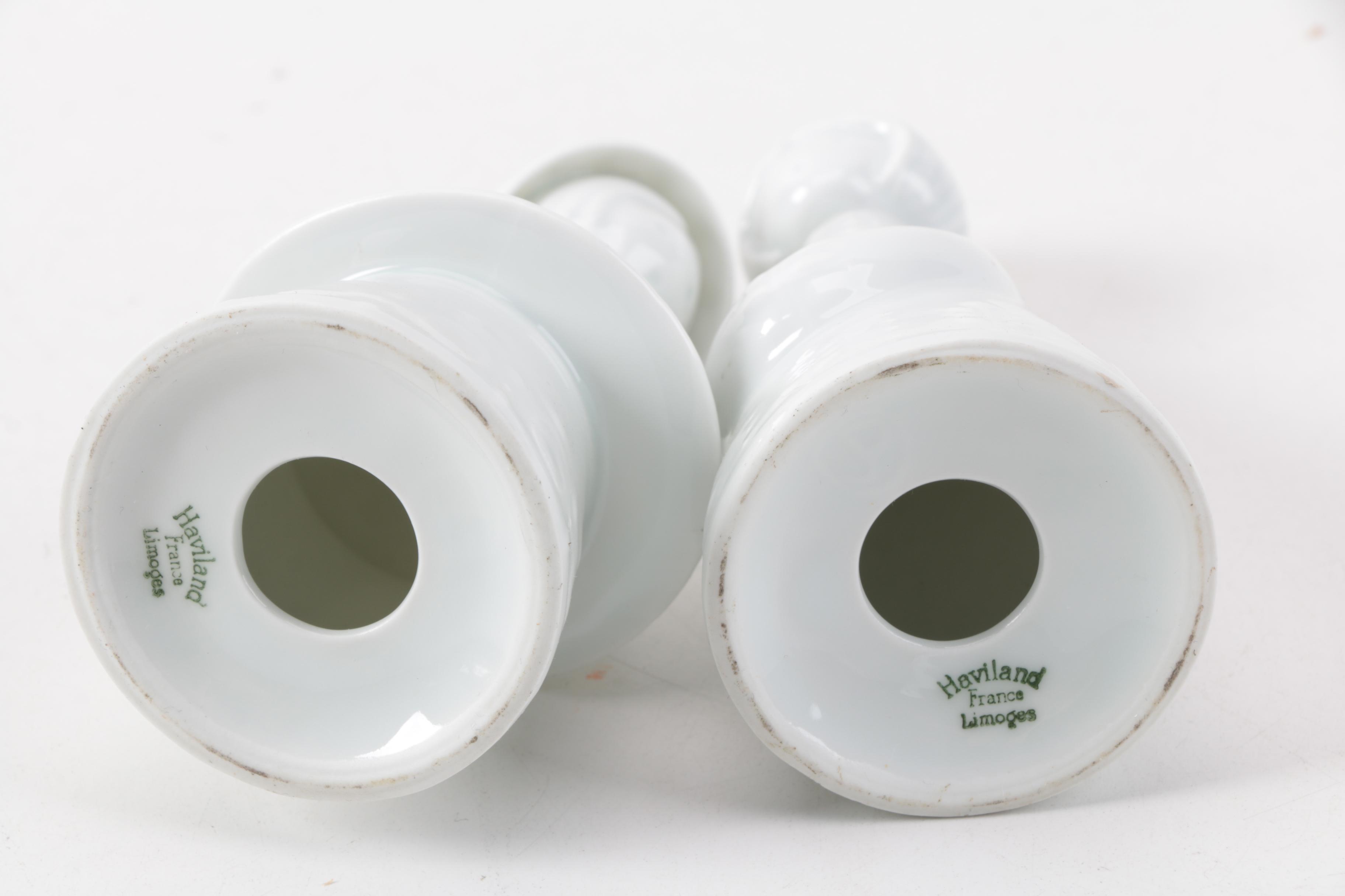 Limoges Porcelain "Peace" and "Prosperity" Figurines