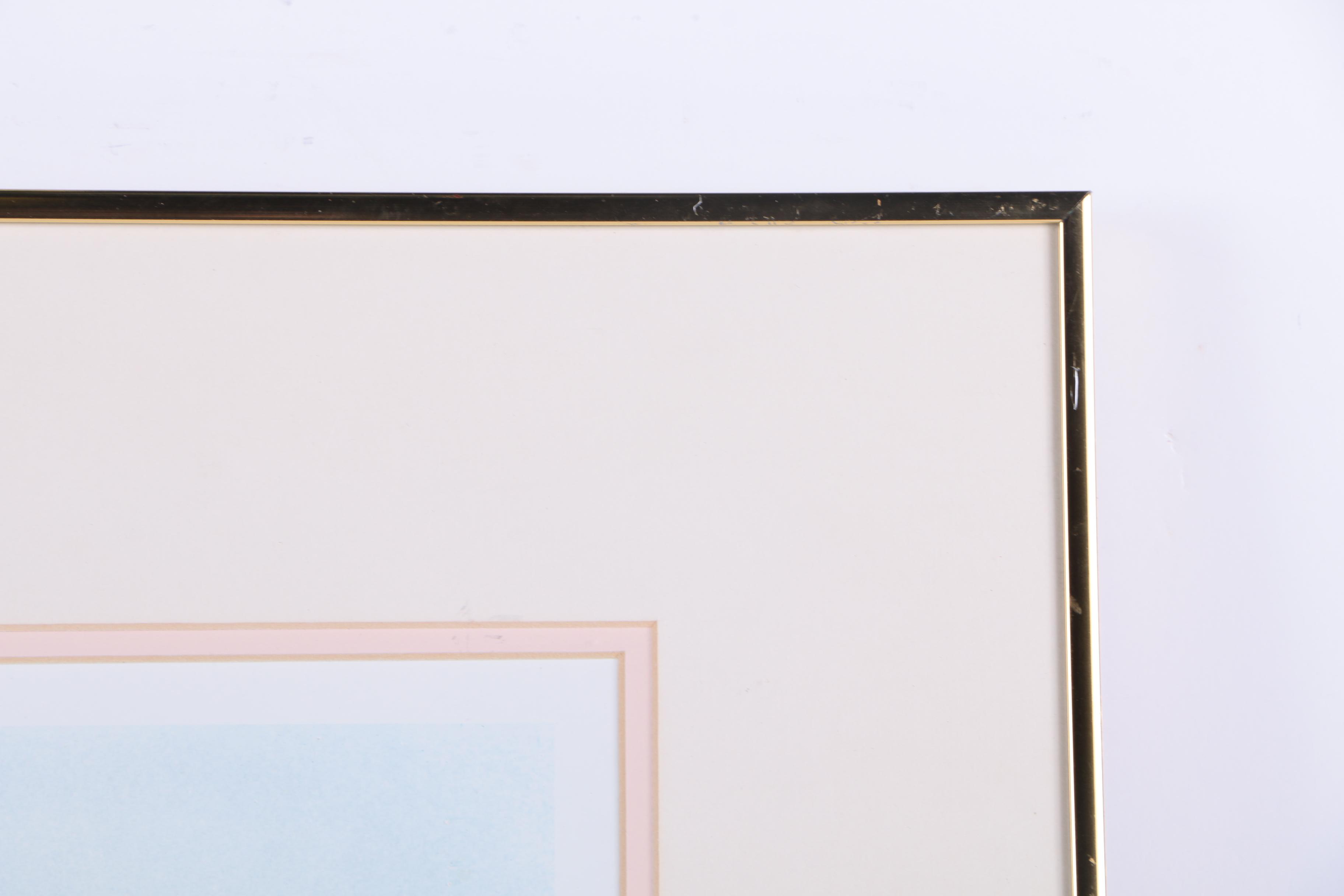 Offset Lithograph After William Buffett "Santa Catalina"