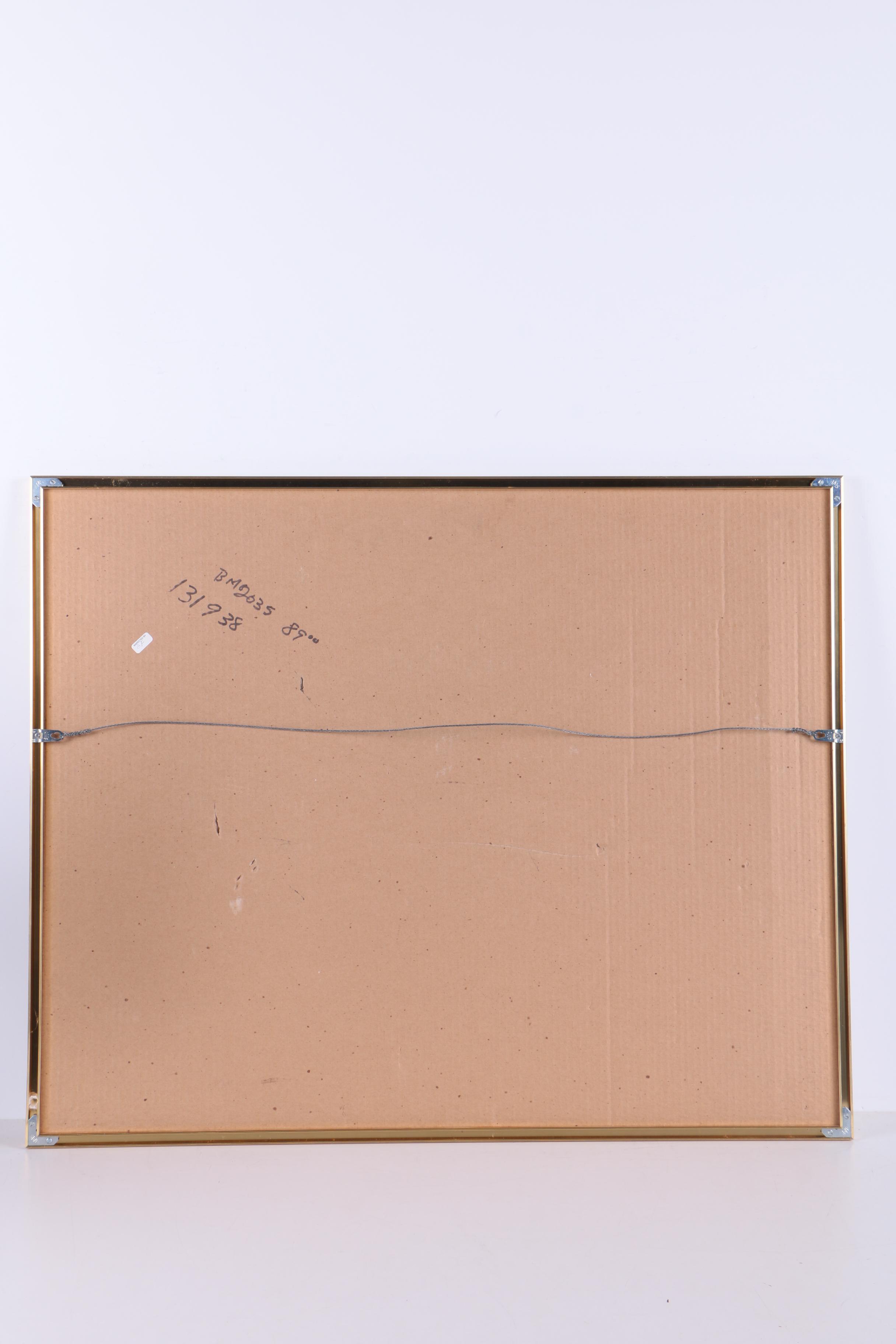 Offset Lithograph After William Buffett "Santa Catalina"