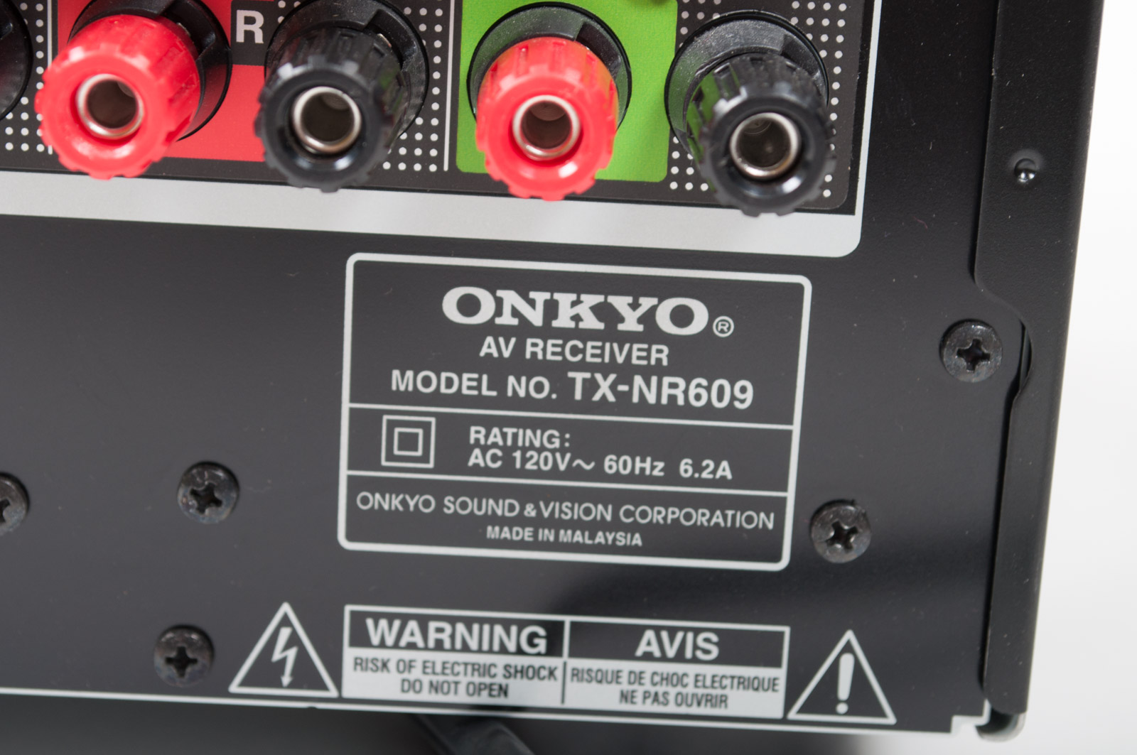 Onkyo TX-NR609 AV Receiver