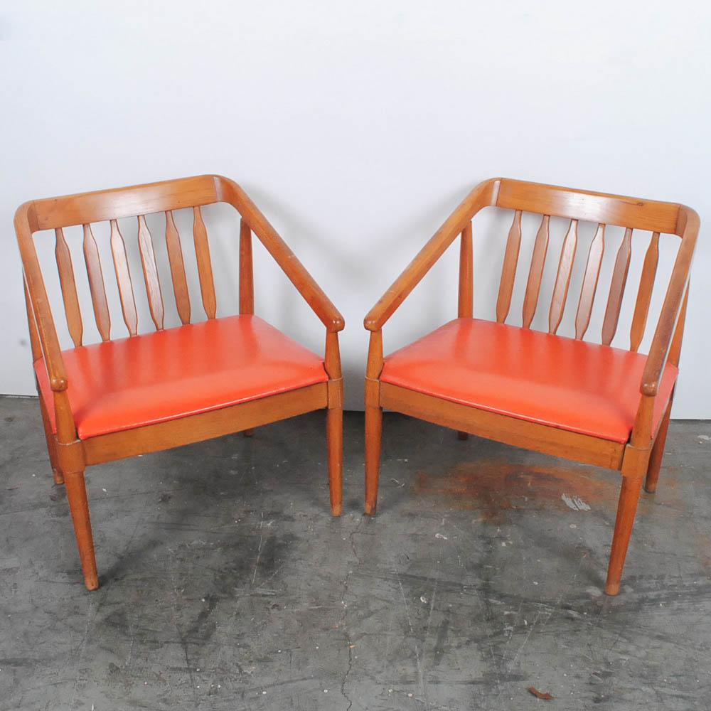 Vintage Mid Century Modern Armchairs
