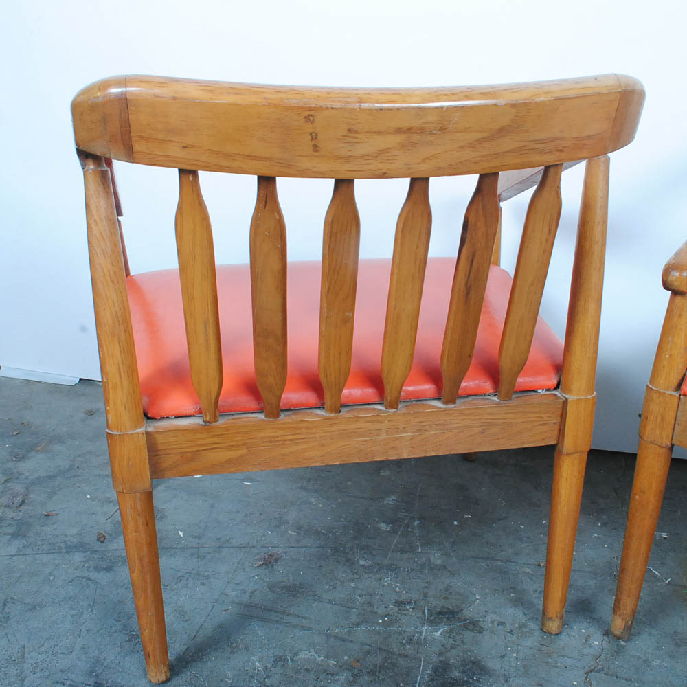 Vintage Mid Century Modern Armchairs