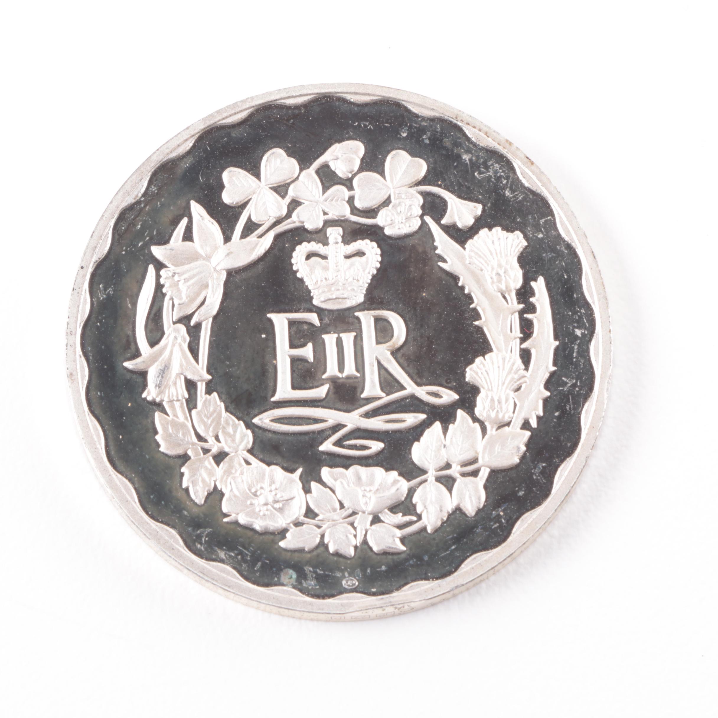 Commemorative Medallions and Stamp