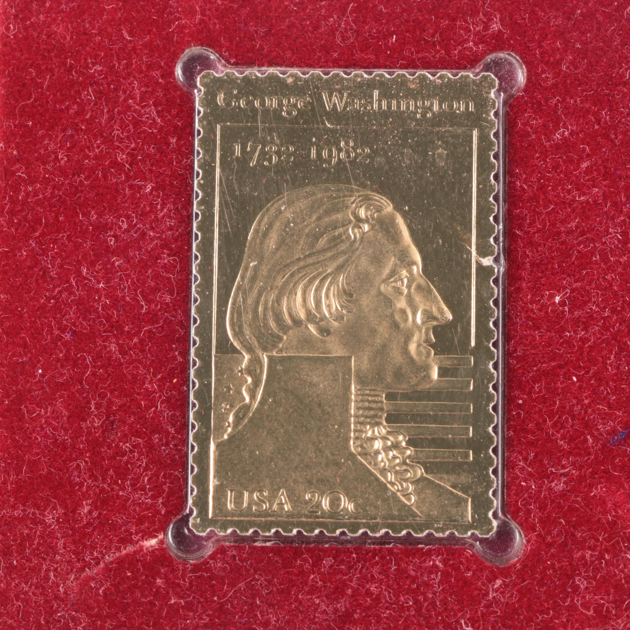Commemorative Medallions and Stamp