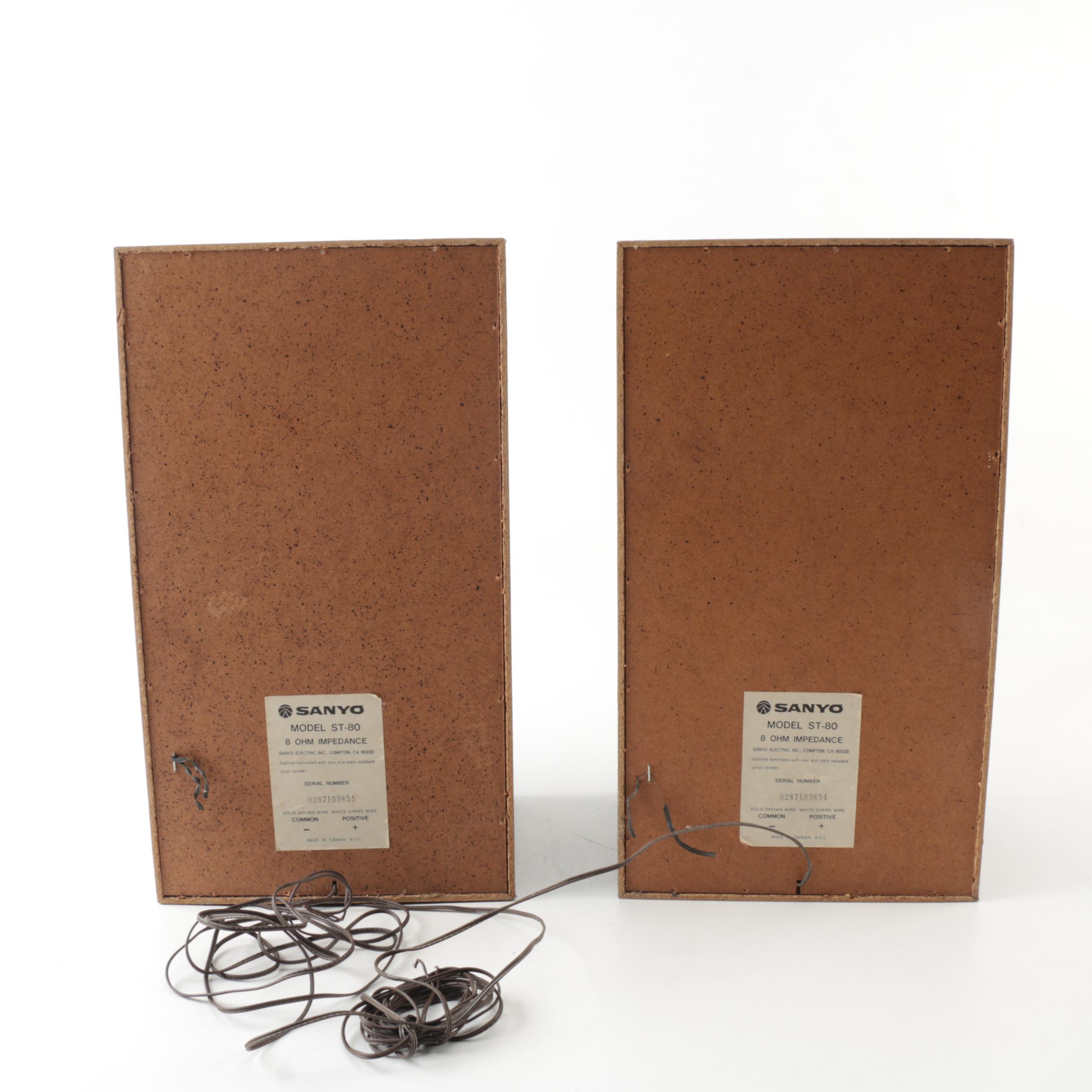 Sanyo ST-80 Bookshelf Speakers