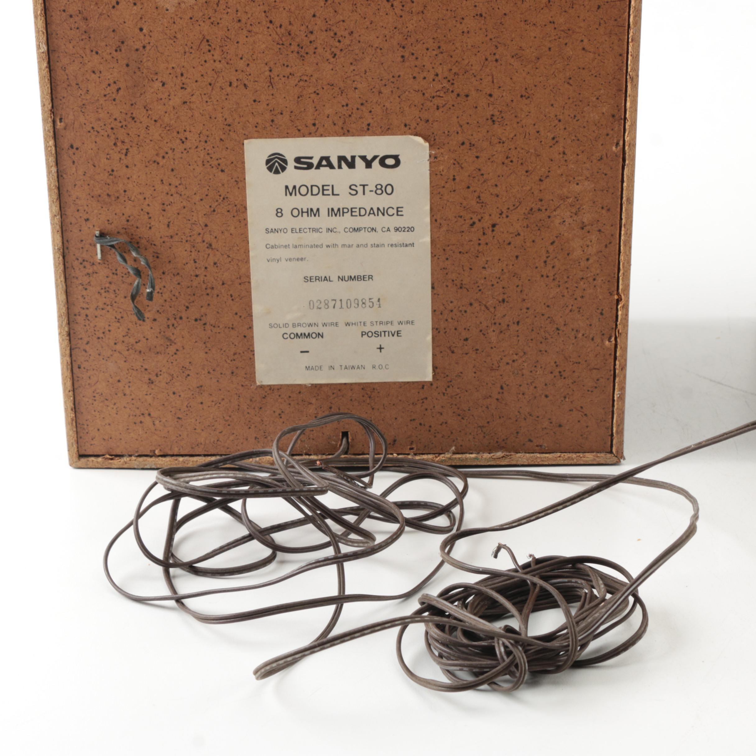 Sanyo ST-80 Bookshelf Speakers