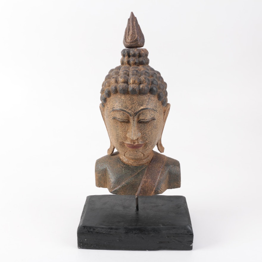Southeast Asian Style Bust of Buddha