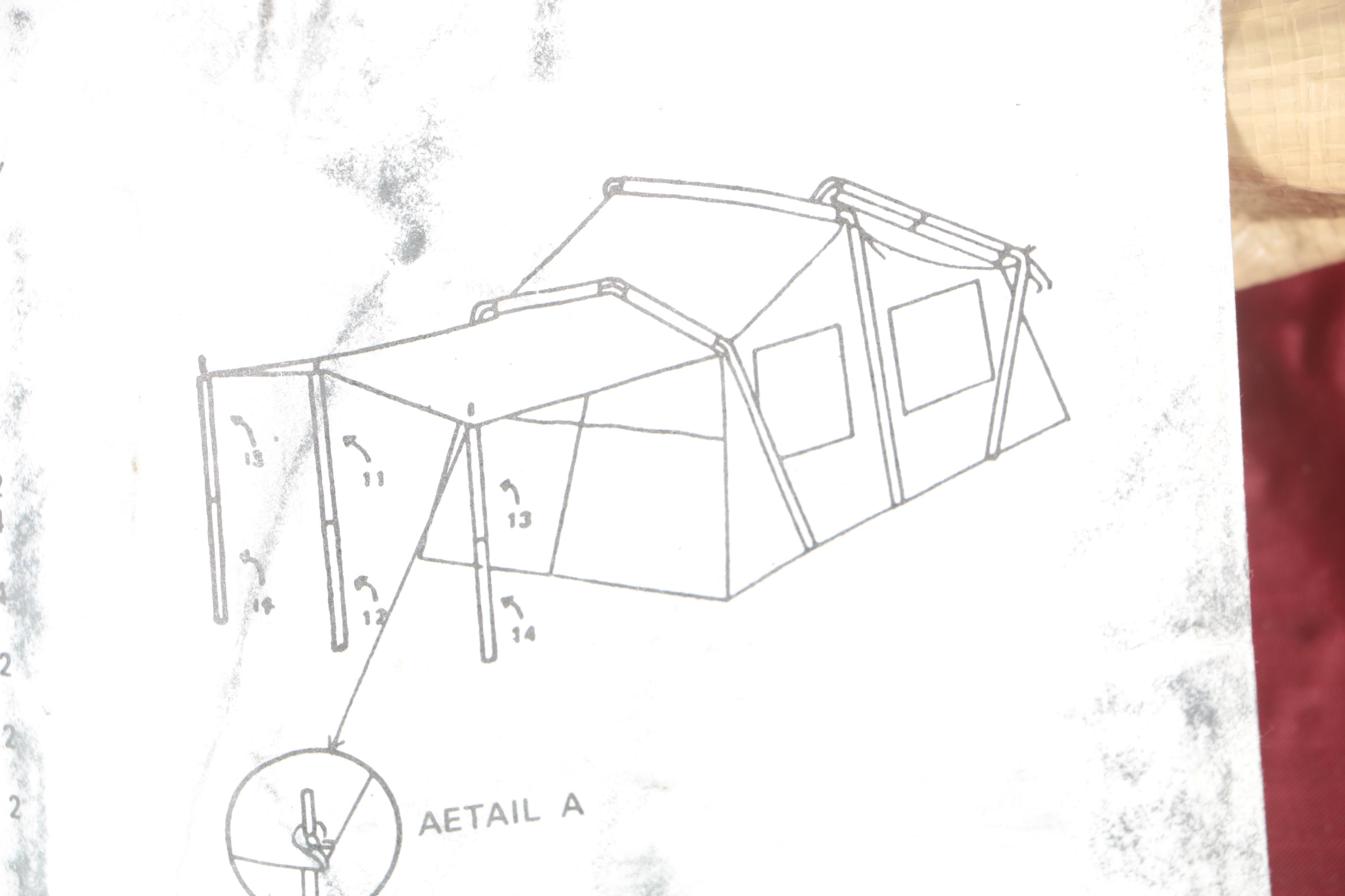 Montgomery Ward Western Field Camping Tent