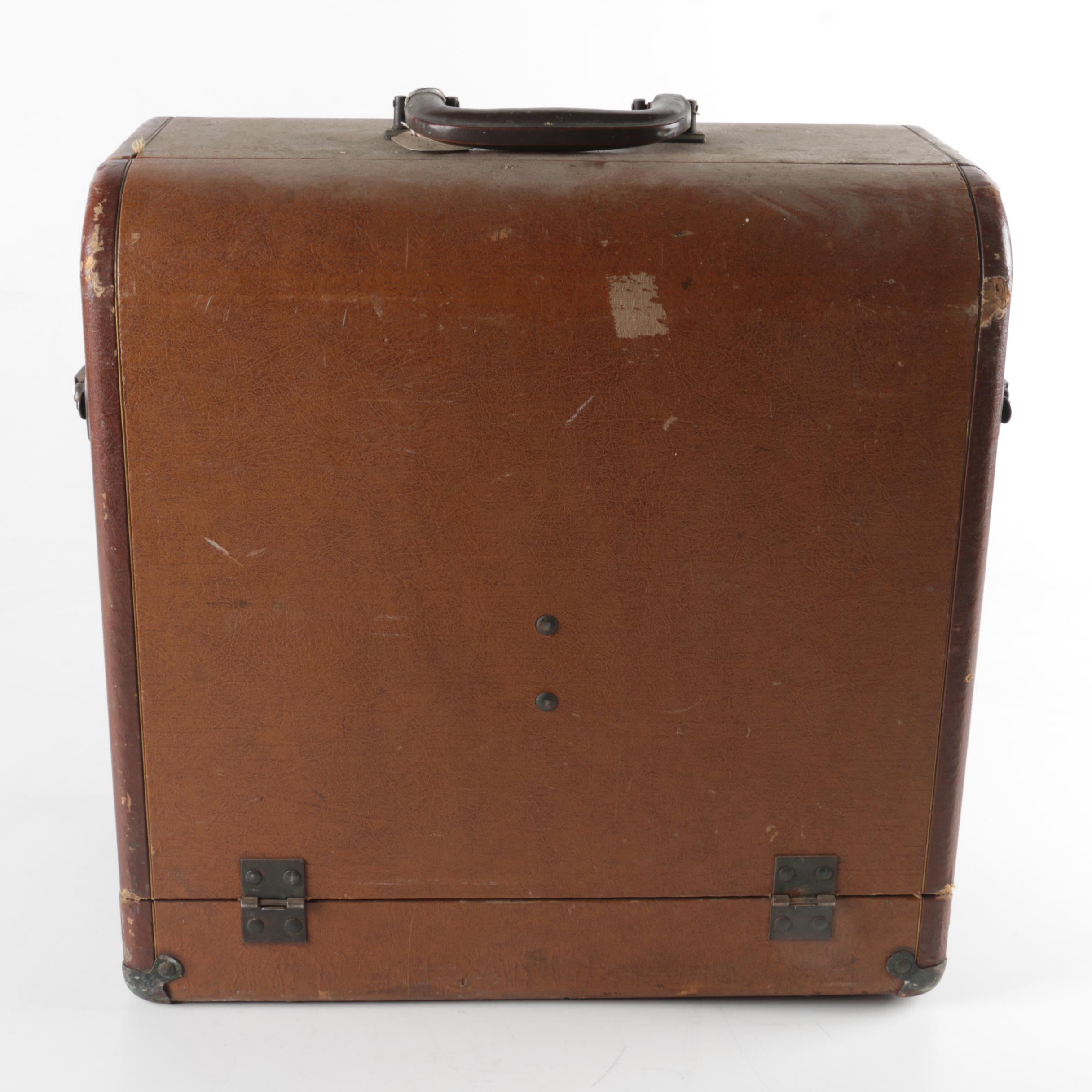 Vintage Ampro Guitar Amplifier Speaker Cabinet