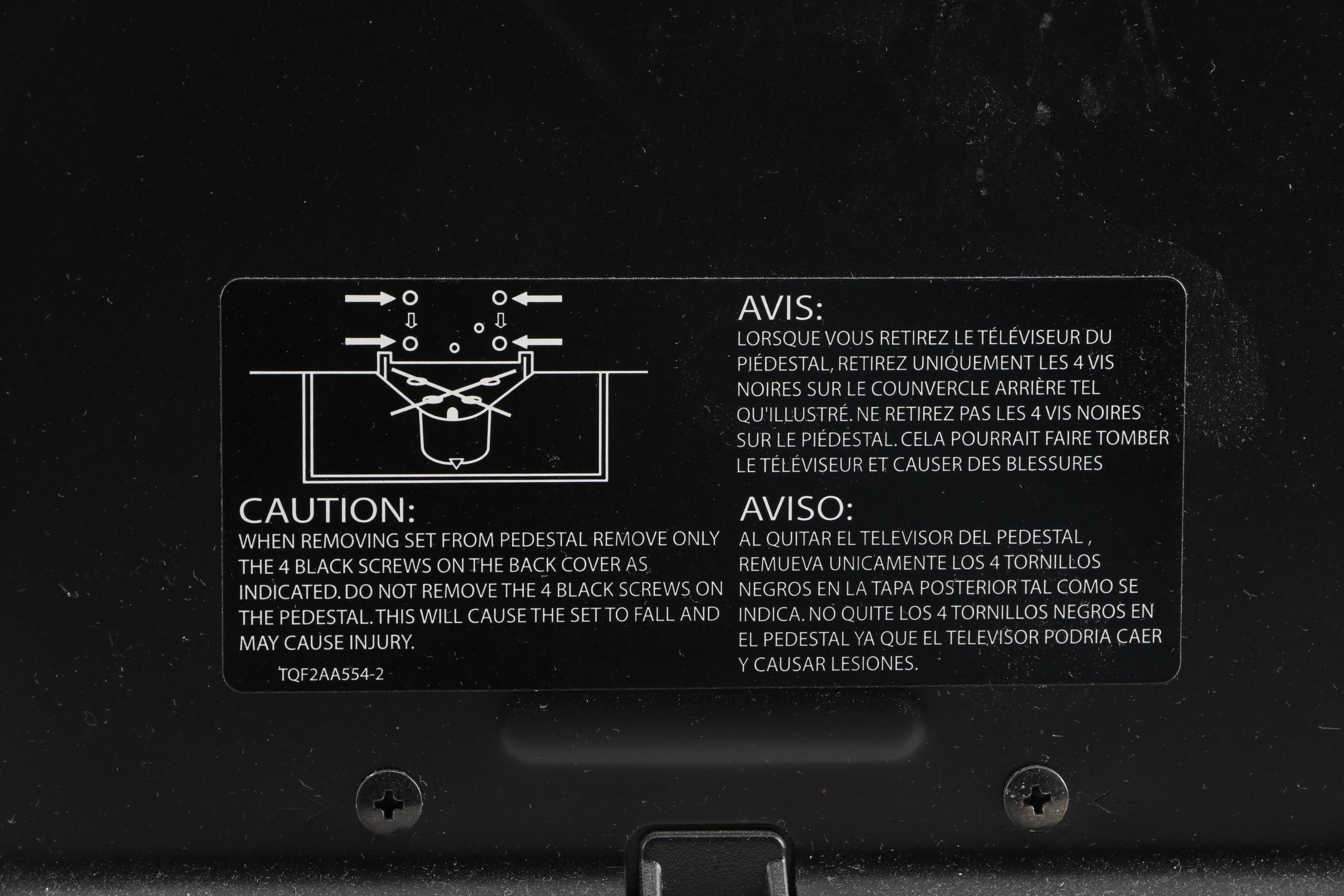 Panasonic 32" Viera LCD TV and DVD Player Plus Two Remotes