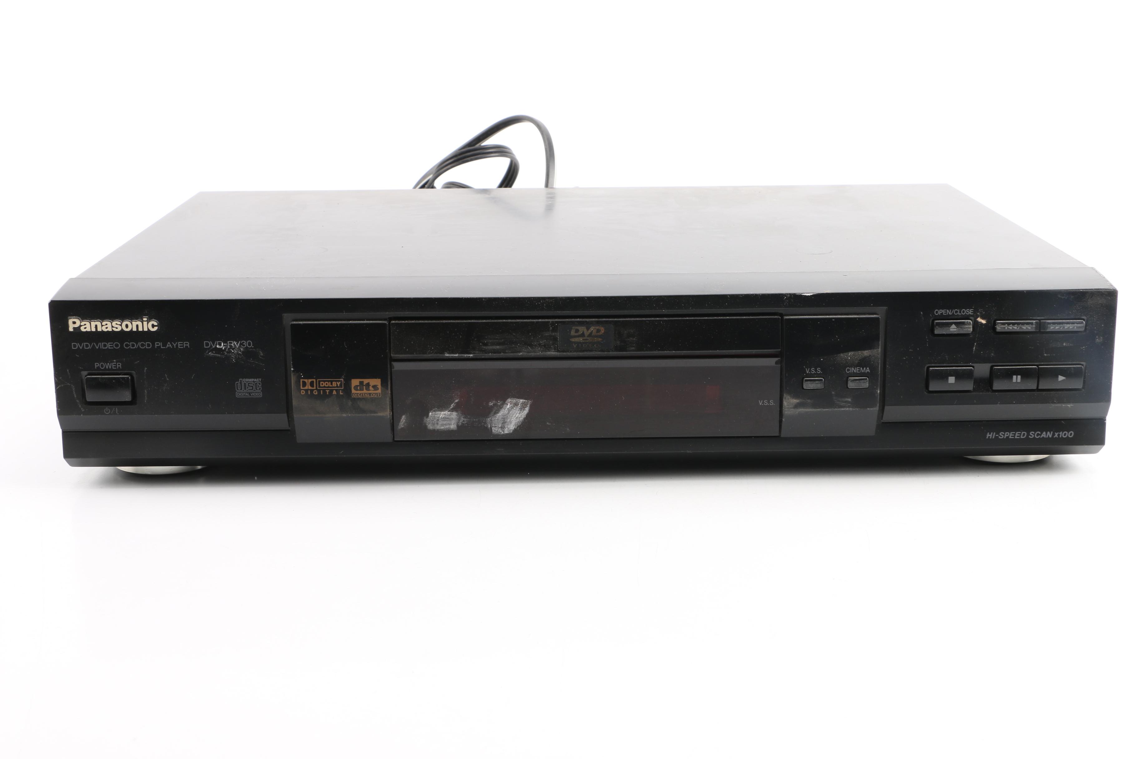 Panasonic 32" Viera LCD TV and DVD Player Plus Two Remotes