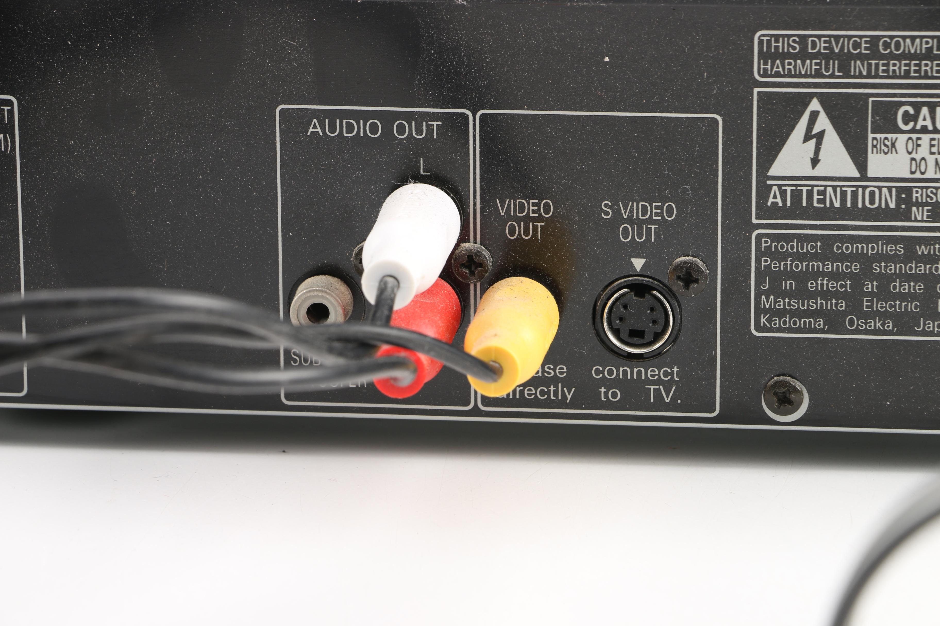 Panasonic 32" Viera LCD TV and DVD Player Plus Two Remotes