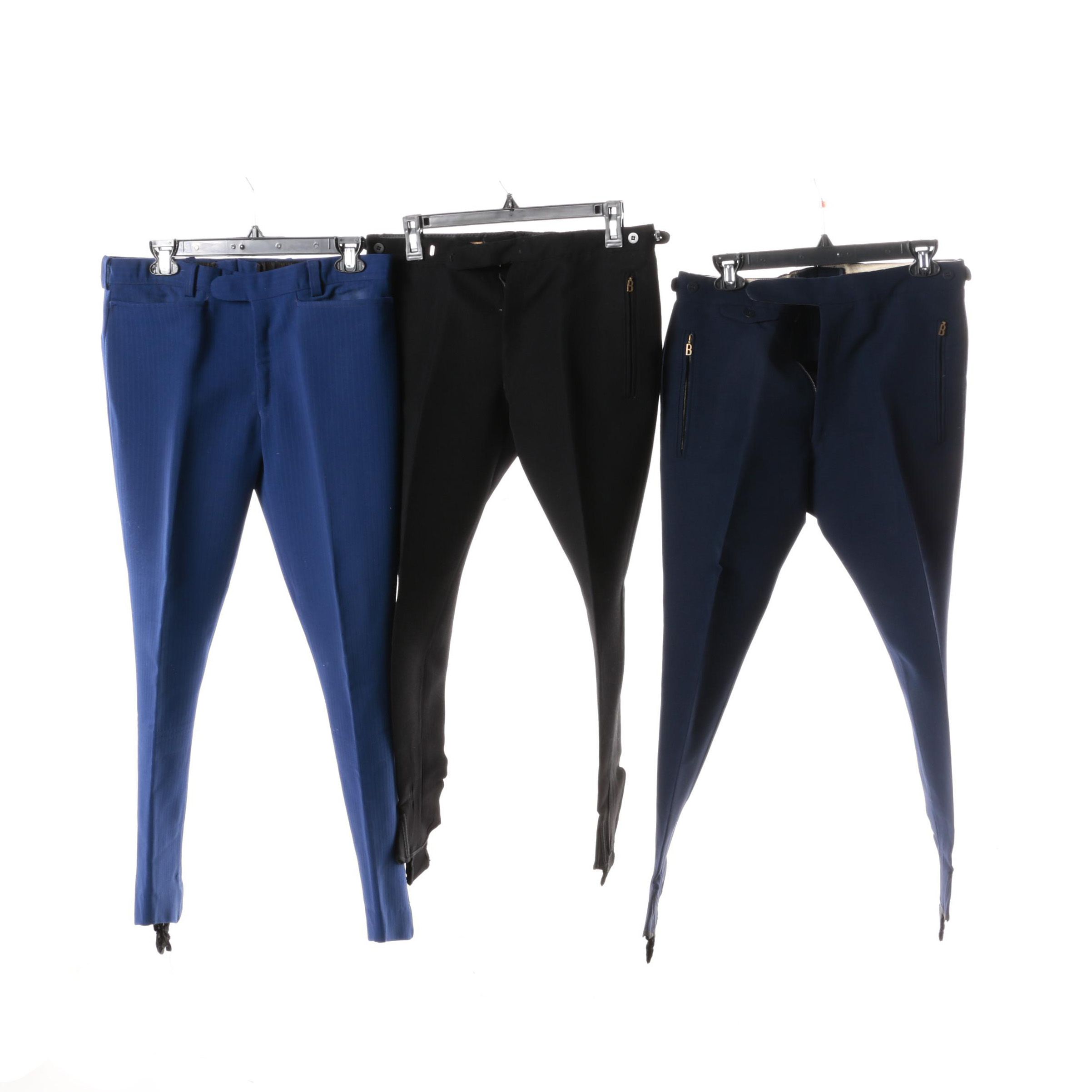 Men's Vintage Stirrup Ski Pants Including Bogner