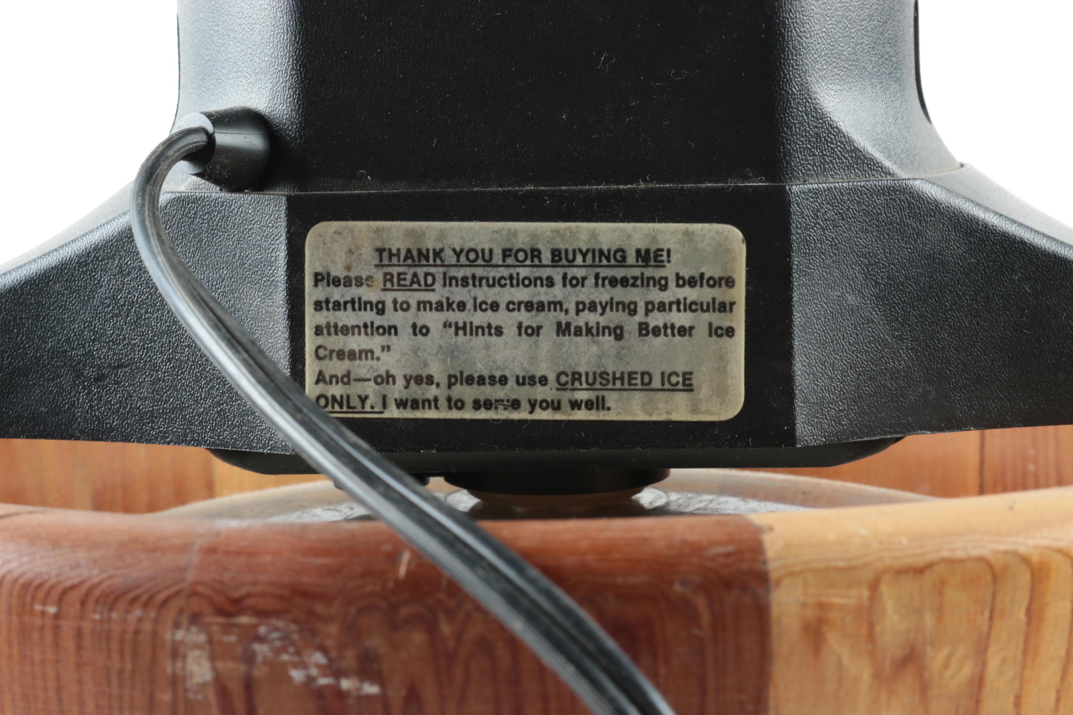 Richmond Cedar Works Sterling 5-Quart Ice Cream Maker