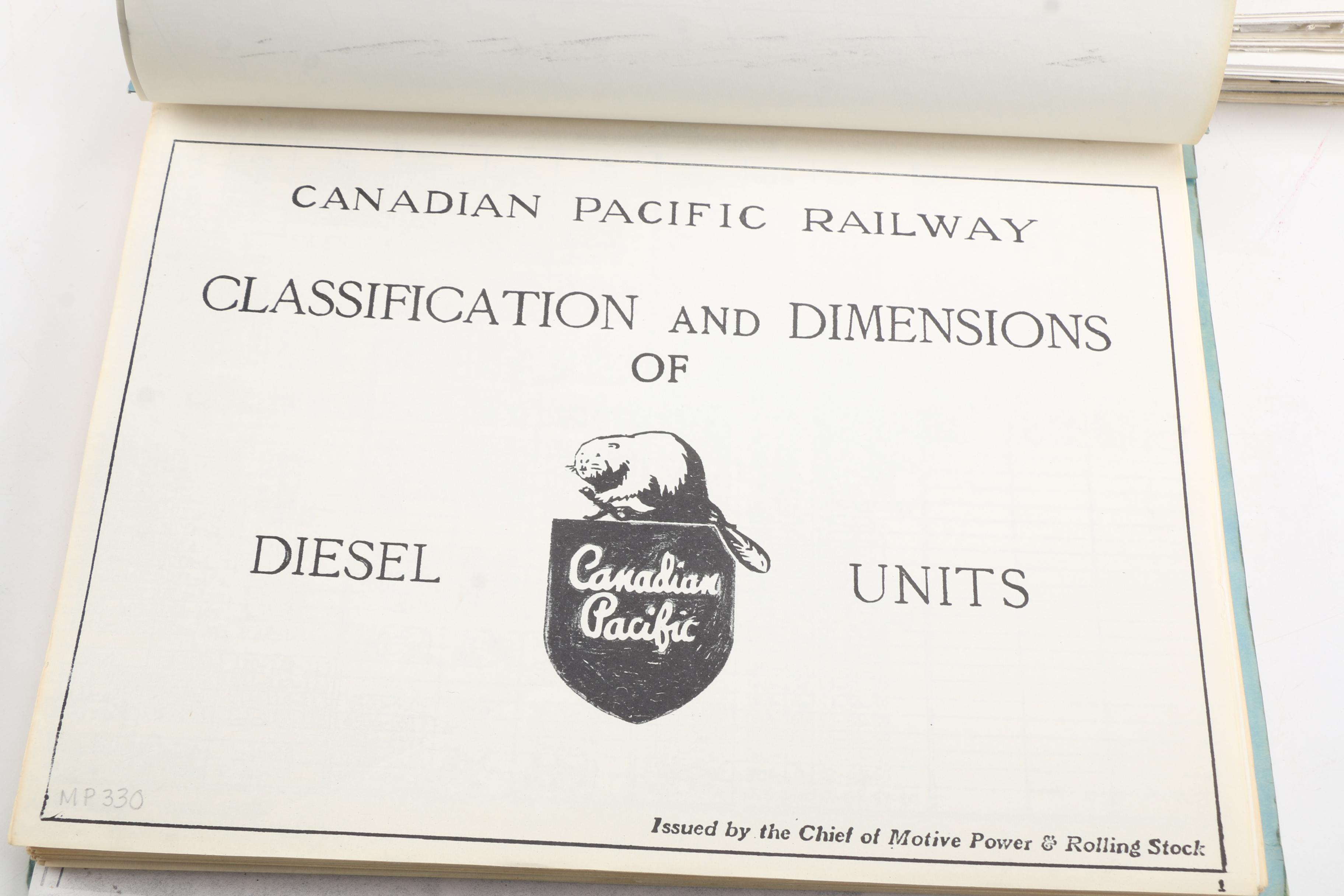 Three Vintage Canadian National, CN-RDC & RM, Canadian Pacific,  Train Ledgers
