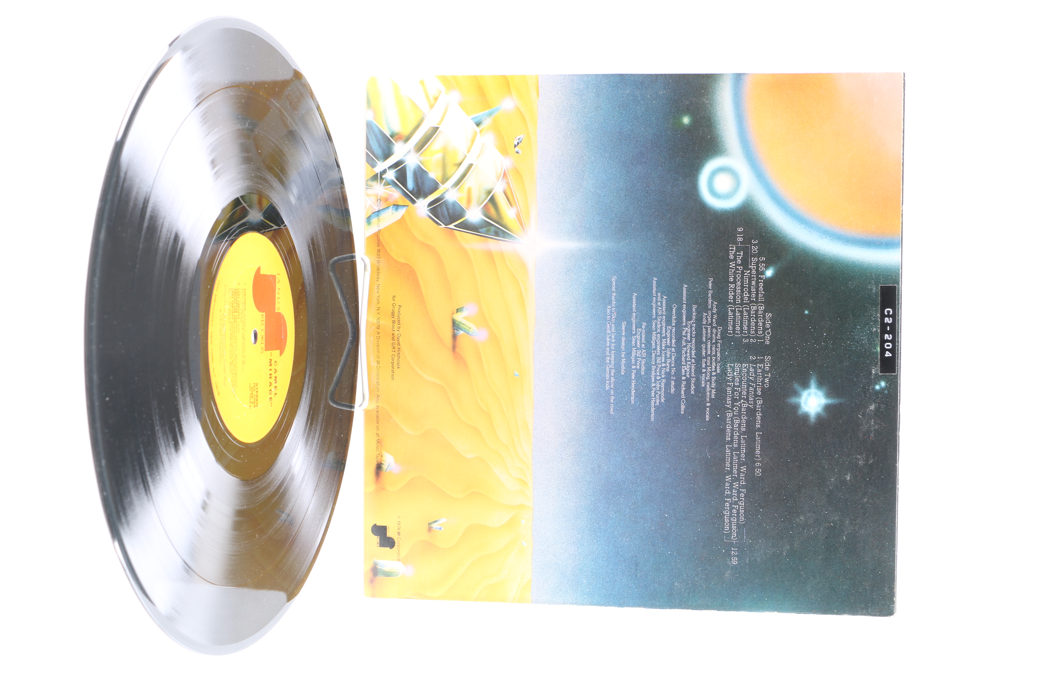 Camel LPs Including "Mirage" and "The Snow Goose"