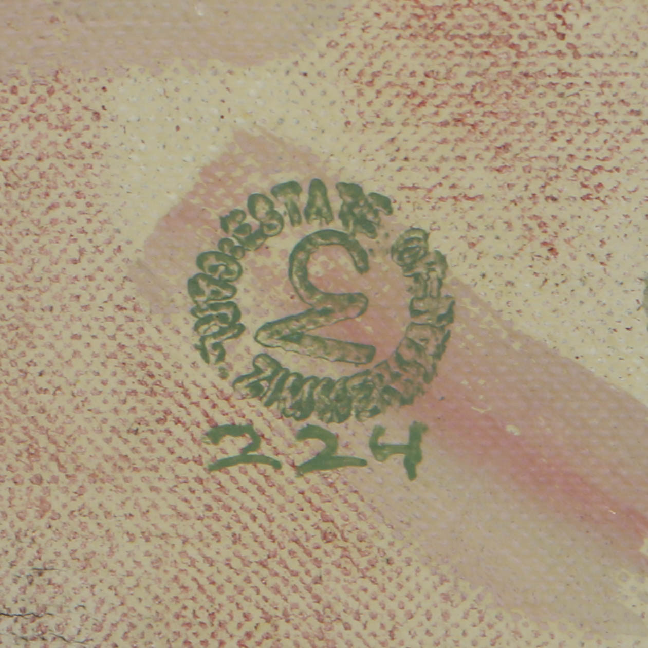 Carl Zimmerman Oil Painting on Canvas of Floral Still Life