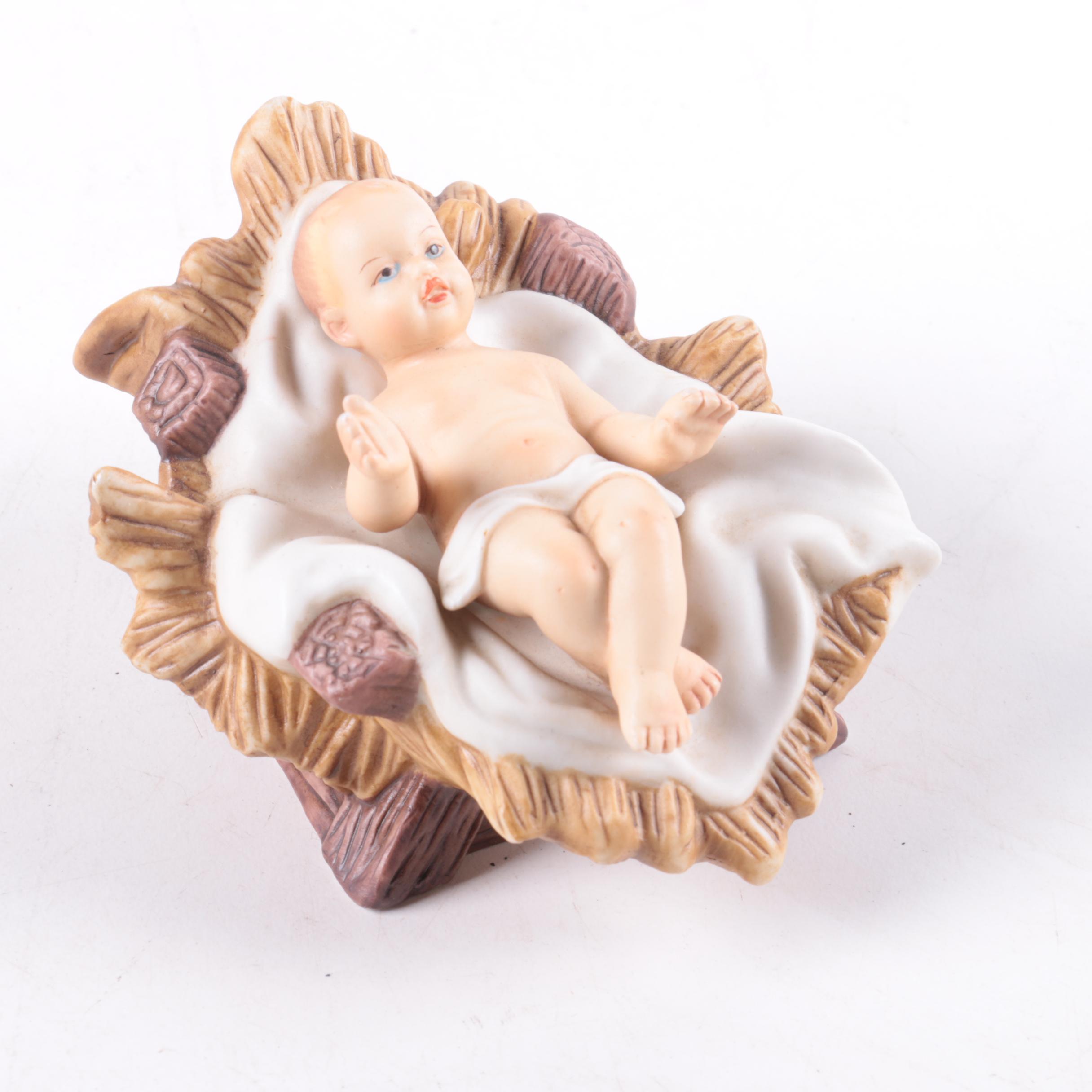 O’Well Novelty Nativity Scene Porcelain Figurines