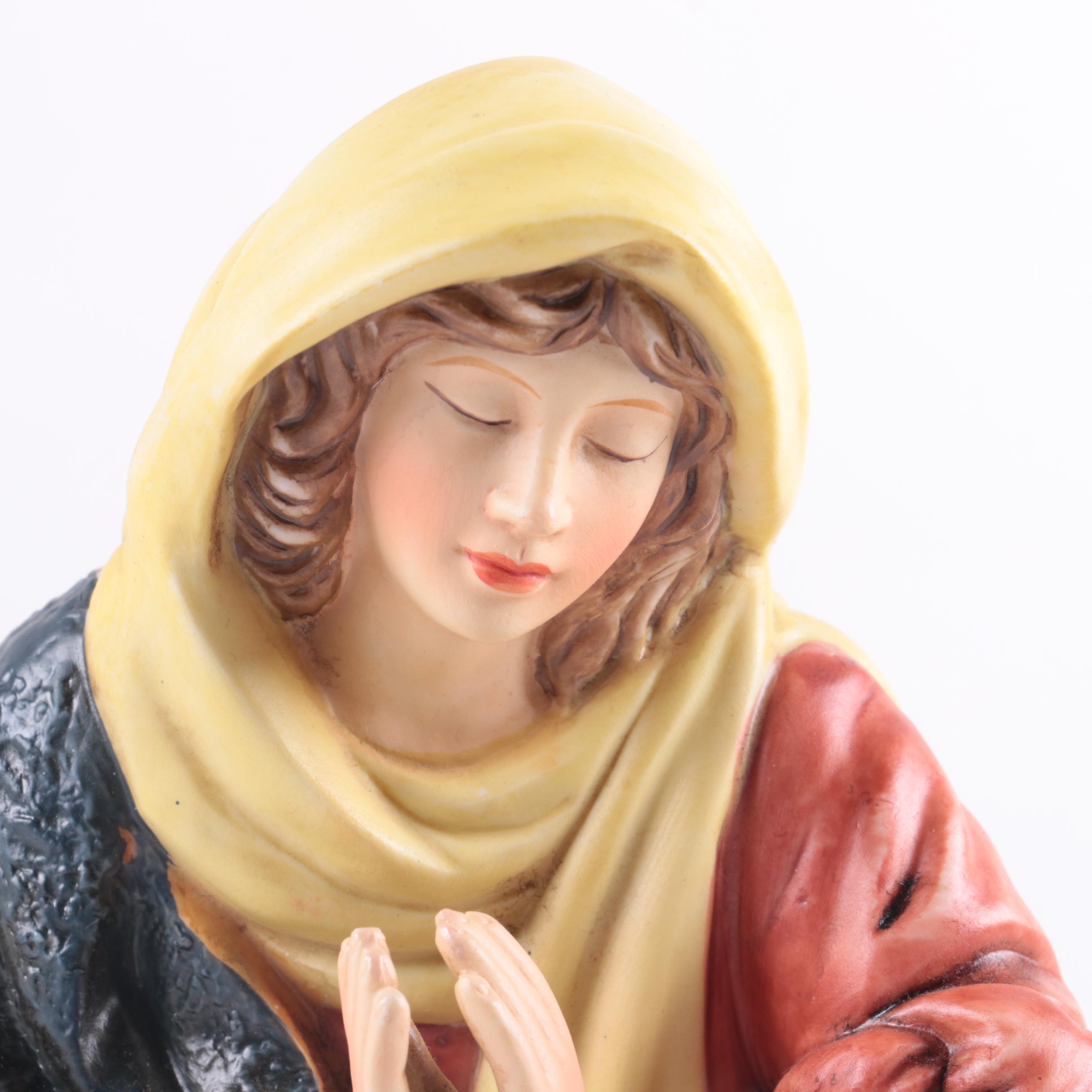 O’Well Novelty Nativity Scene Porcelain Figurines