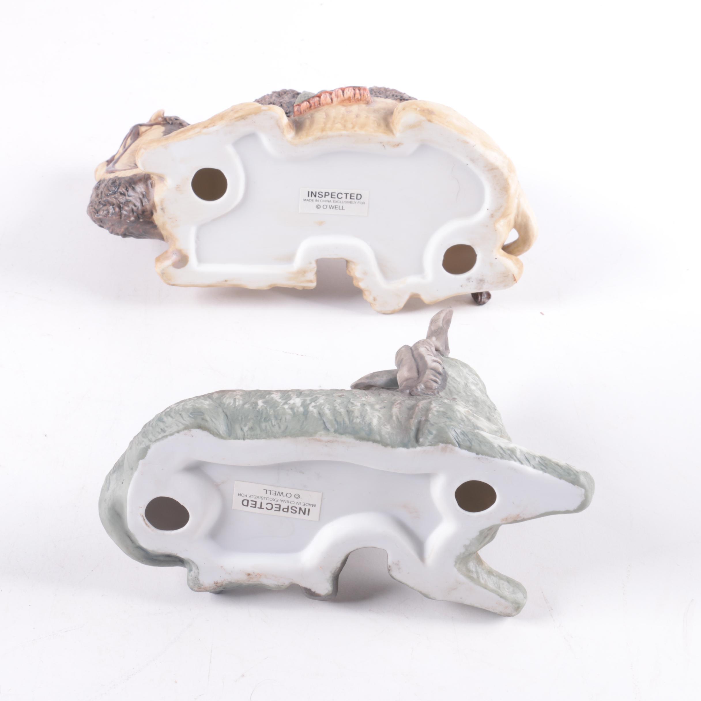 O’Well Novelty Nativity Scene Porcelain Figurines