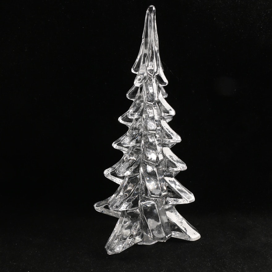 Crystal Pine Tree Figurine