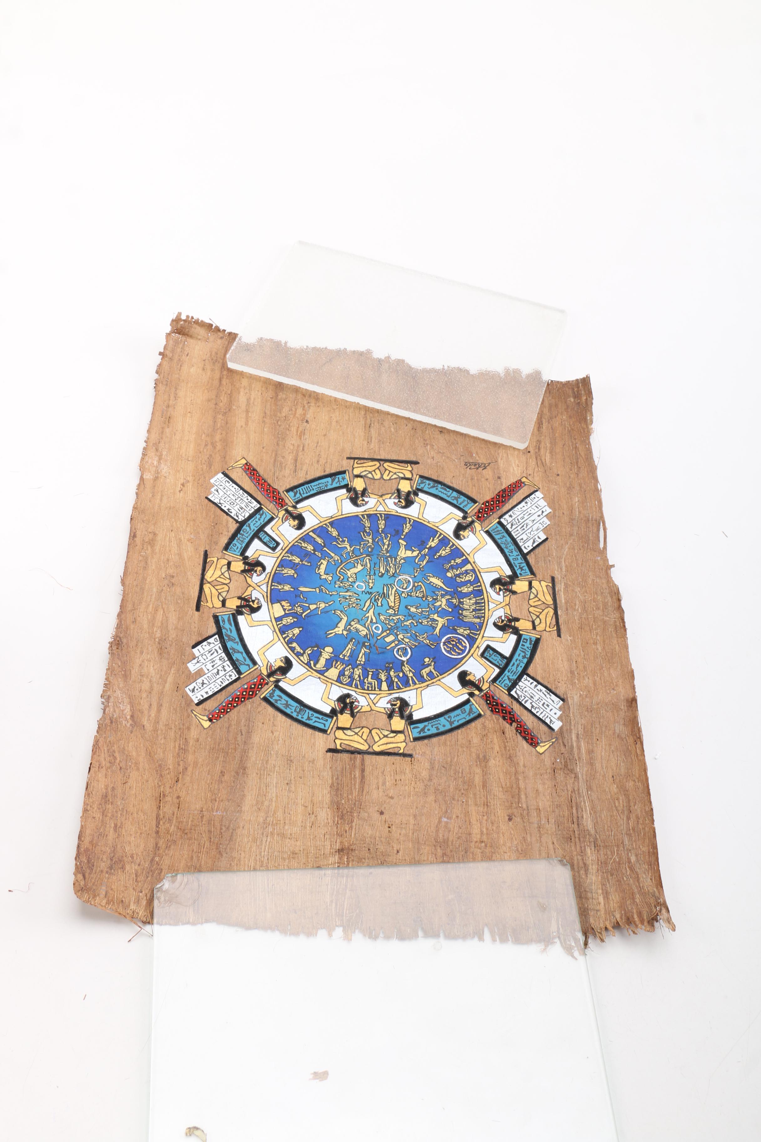 Papyrus Painting of the Egyptian Zodiac