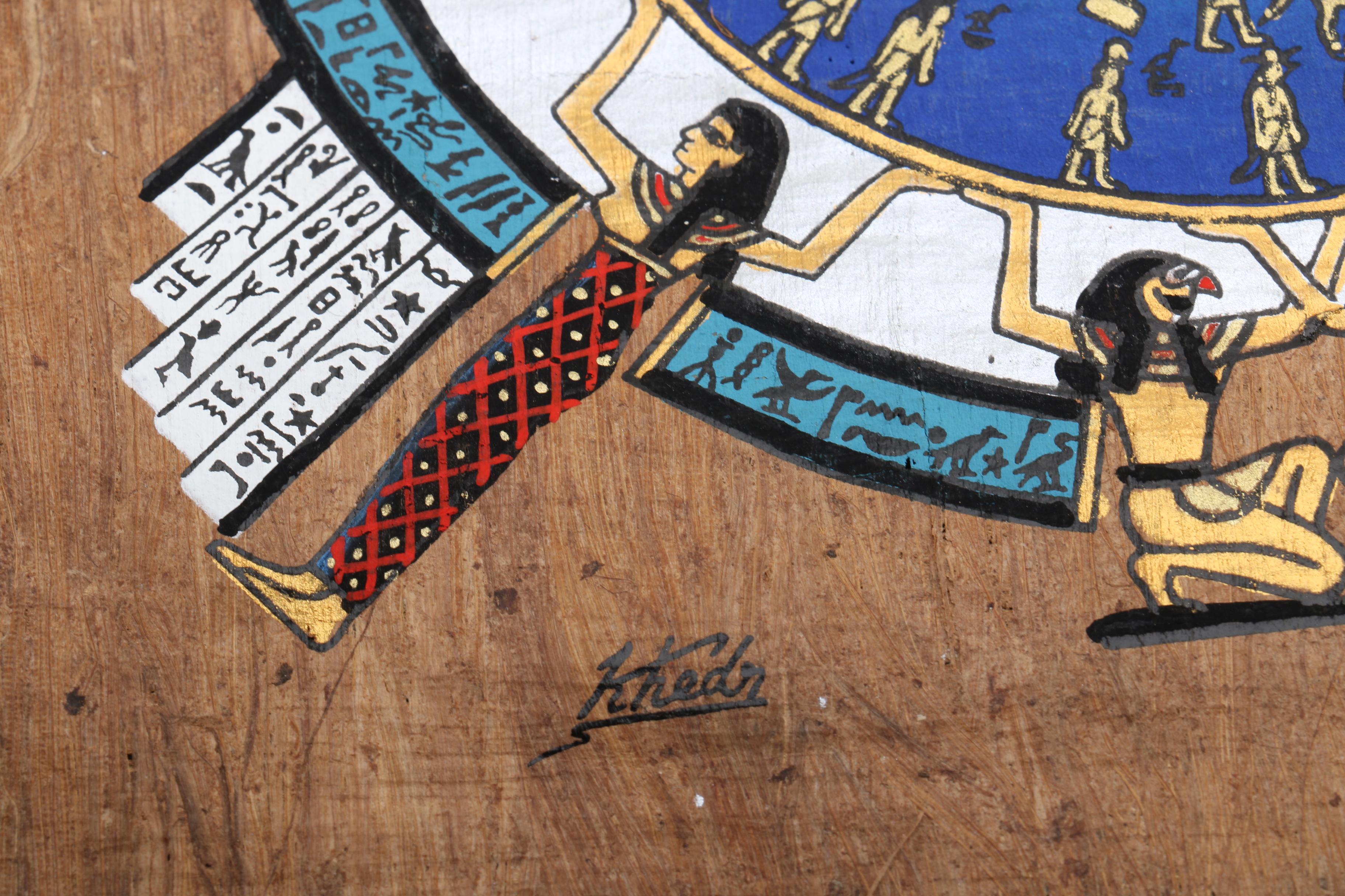 Papyrus Painting of the Egyptian Zodiac