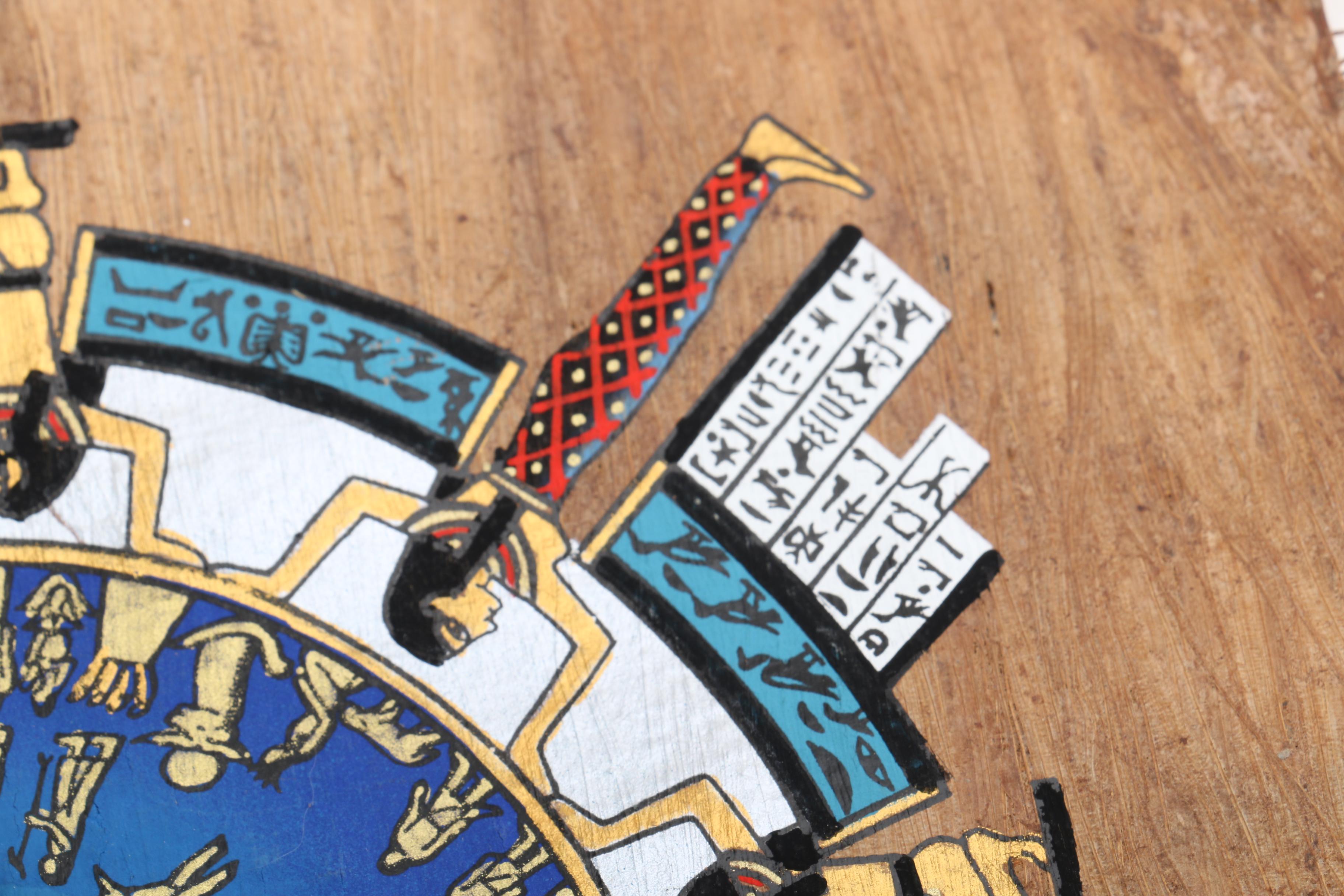 Papyrus Painting of the Egyptian Zodiac