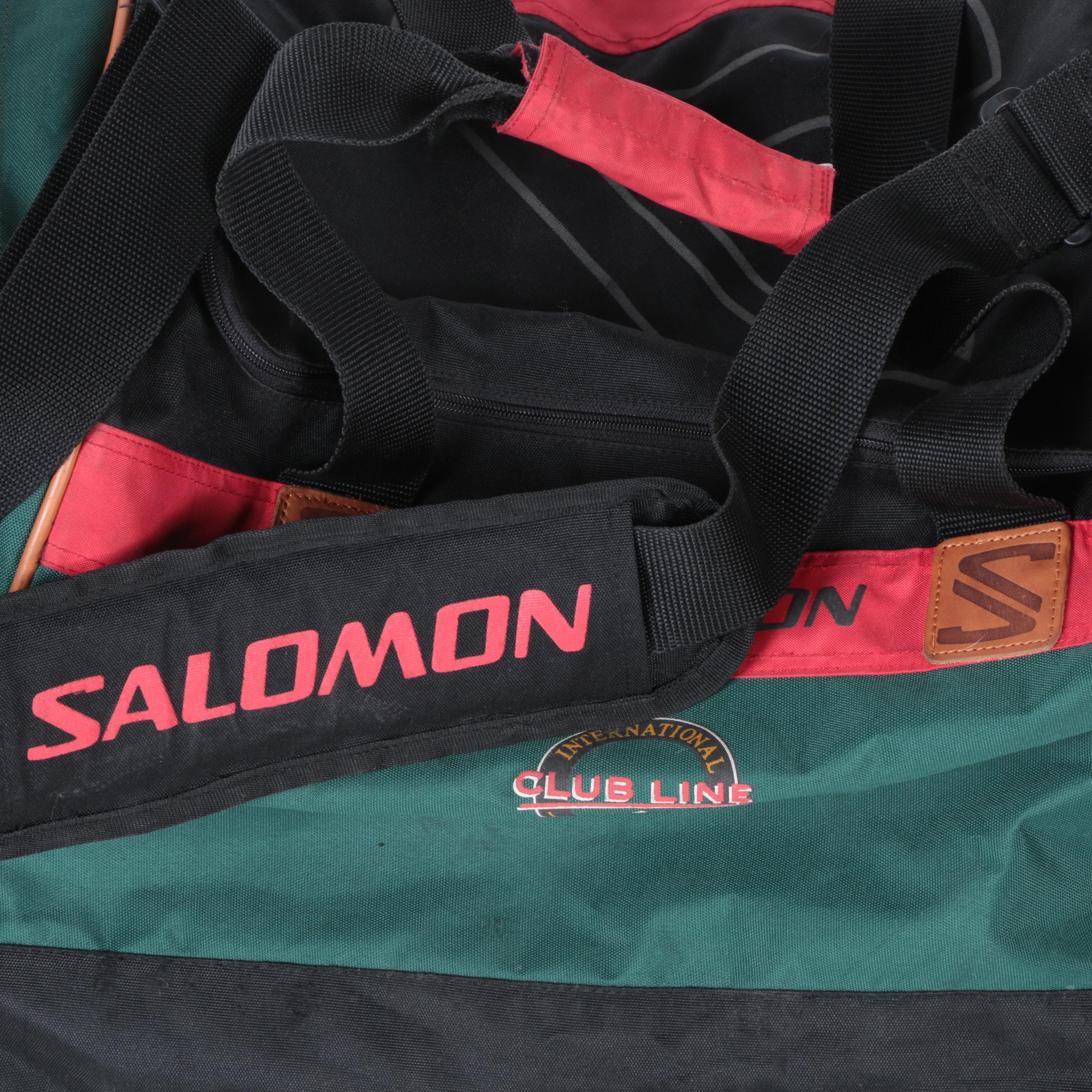 Duffel and Ski Bags Including Vintage Salomon