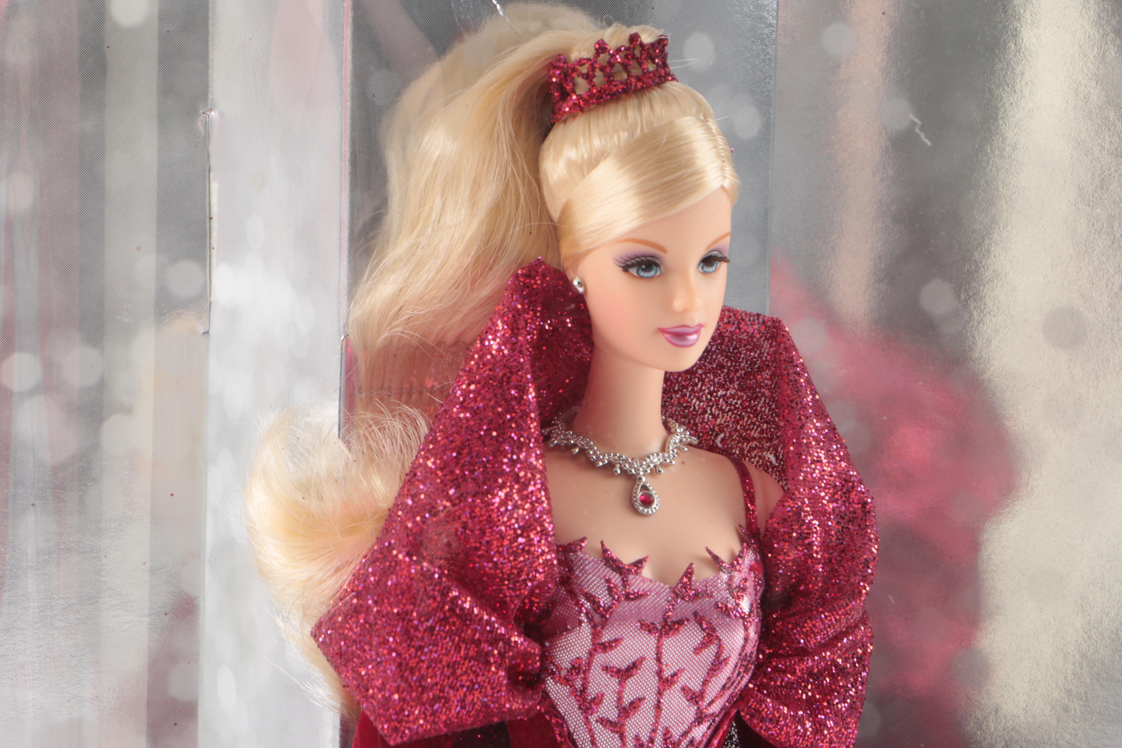 2000s Mattel "Holiday Celebration Barbie" Dolls