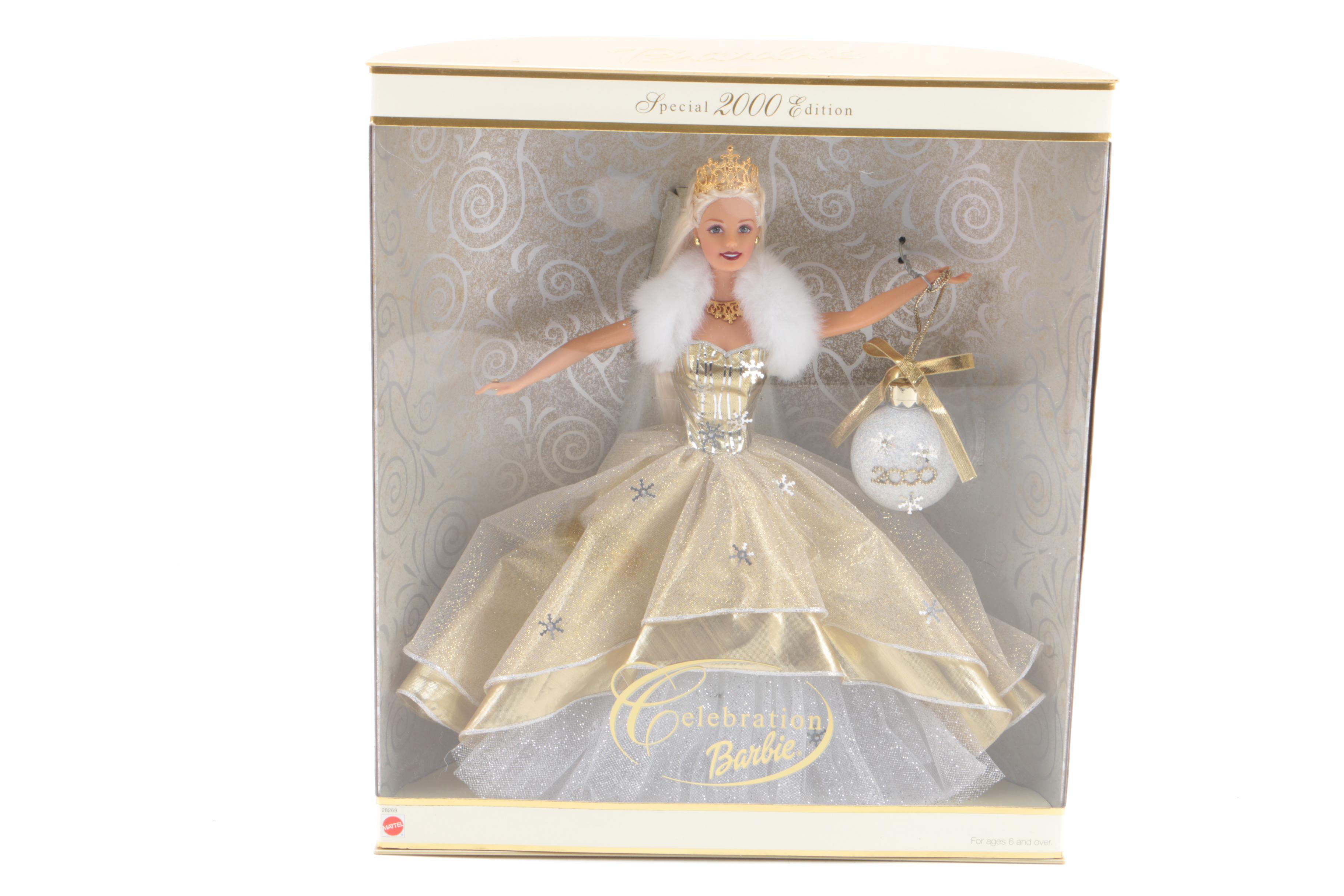 2000s Mattel "Holiday Celebration Barbie" Dolls