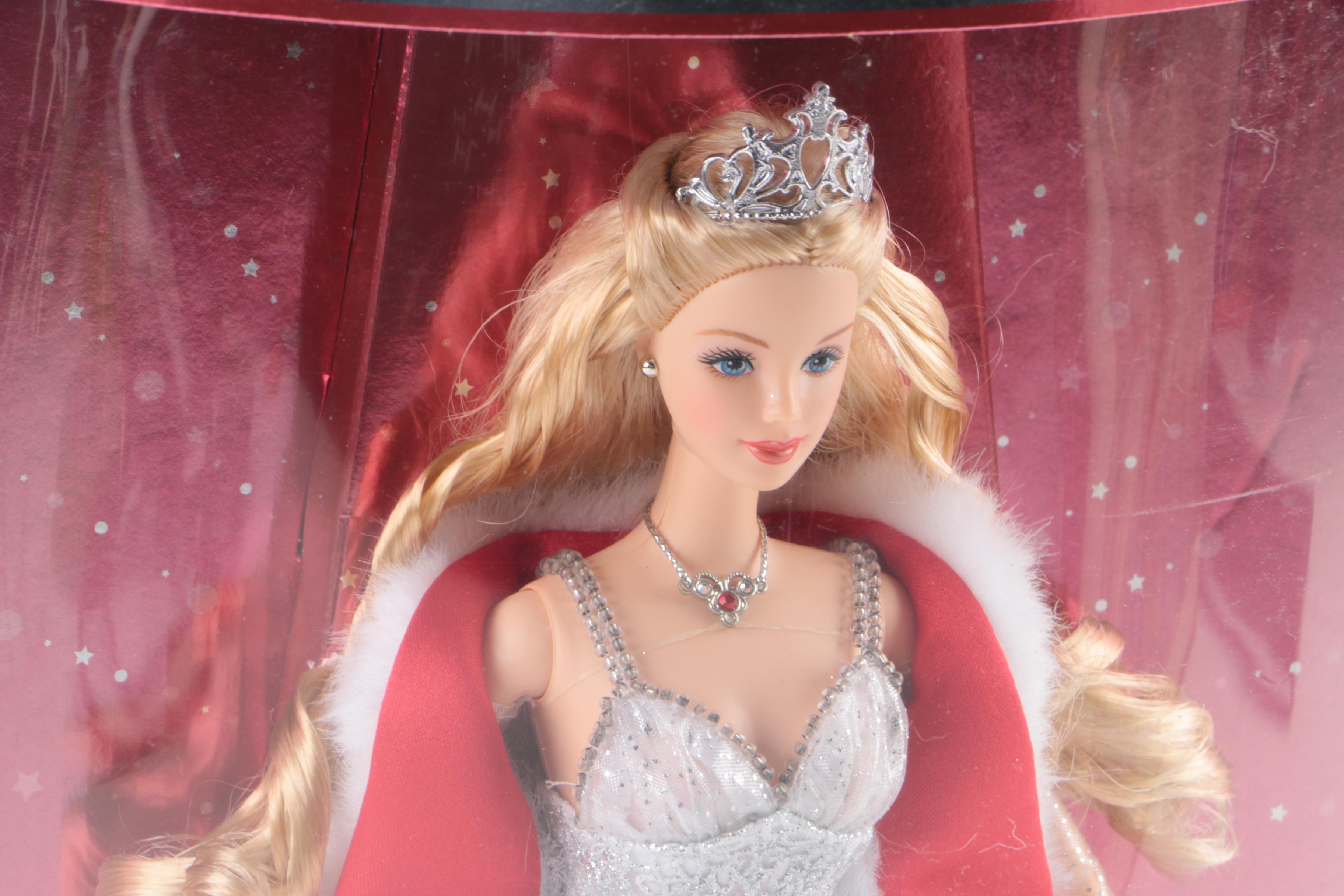 2000s Mattel "Holiday Celebration Barbie" Dolls