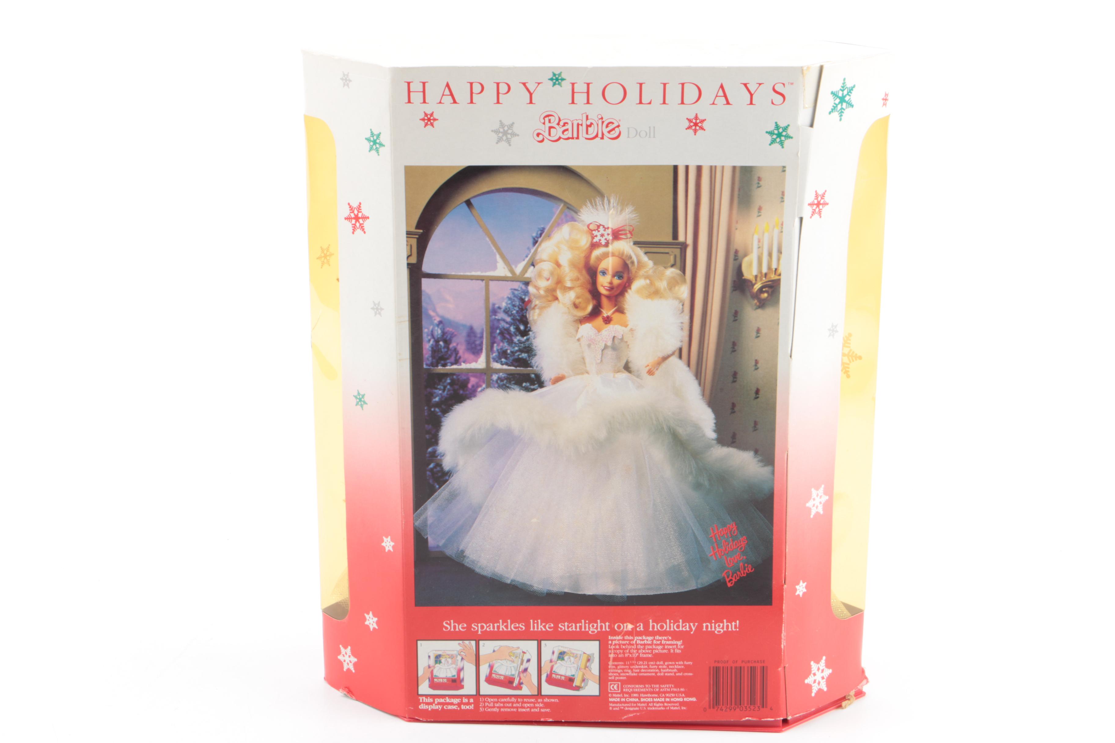 Vintage Mattel "Happy Holidays Barbie" Dolls