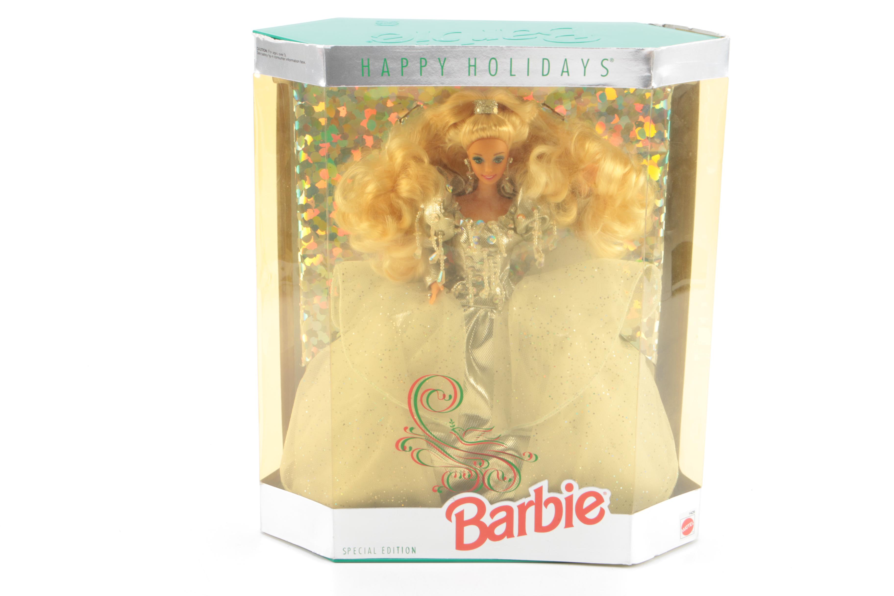 Vintage Mattel "Happy Holidays Barbie" Dolls