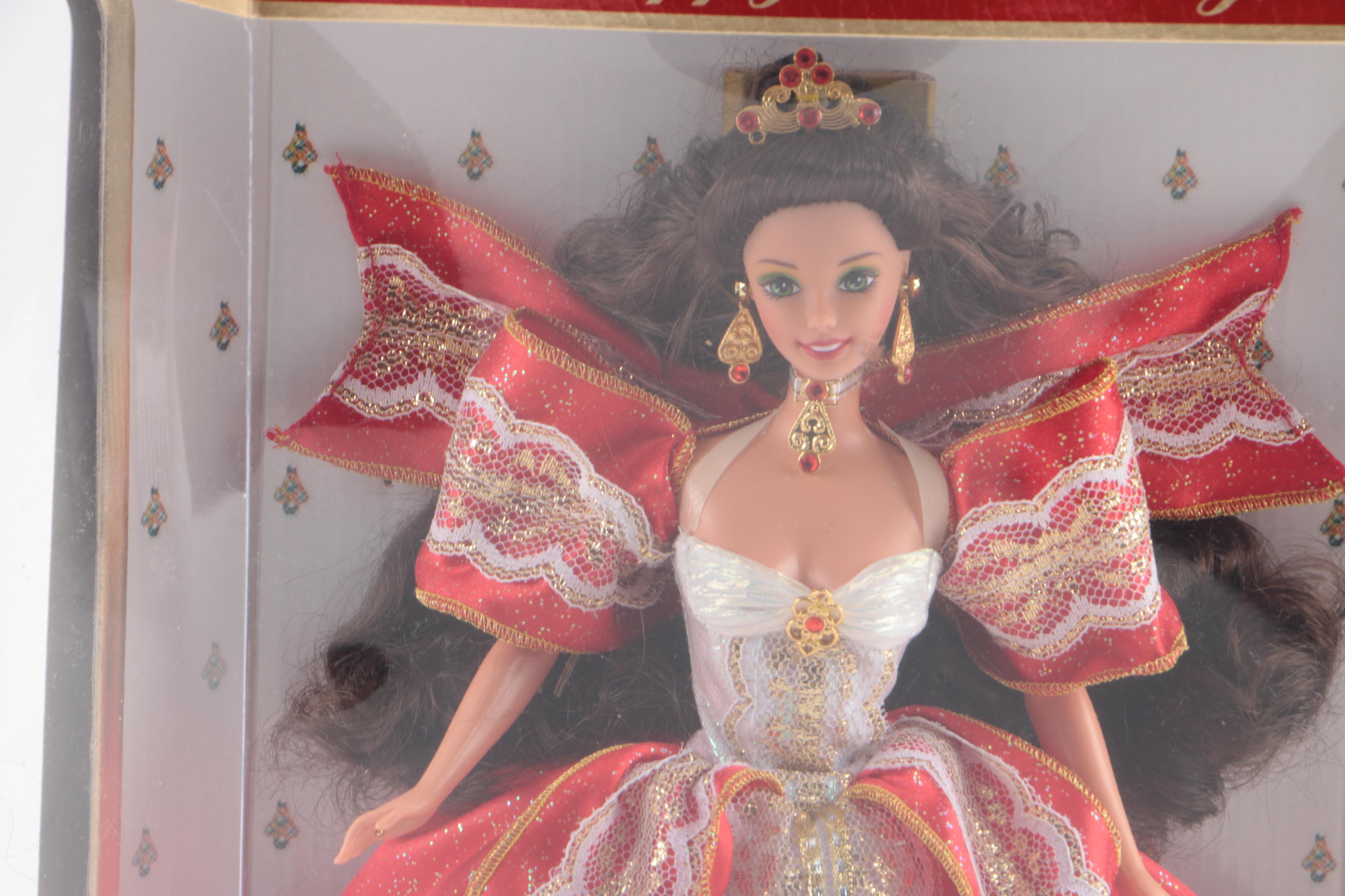 1990s Mattel "Happy Holiday" and "Cinderella" Barbie Dolls