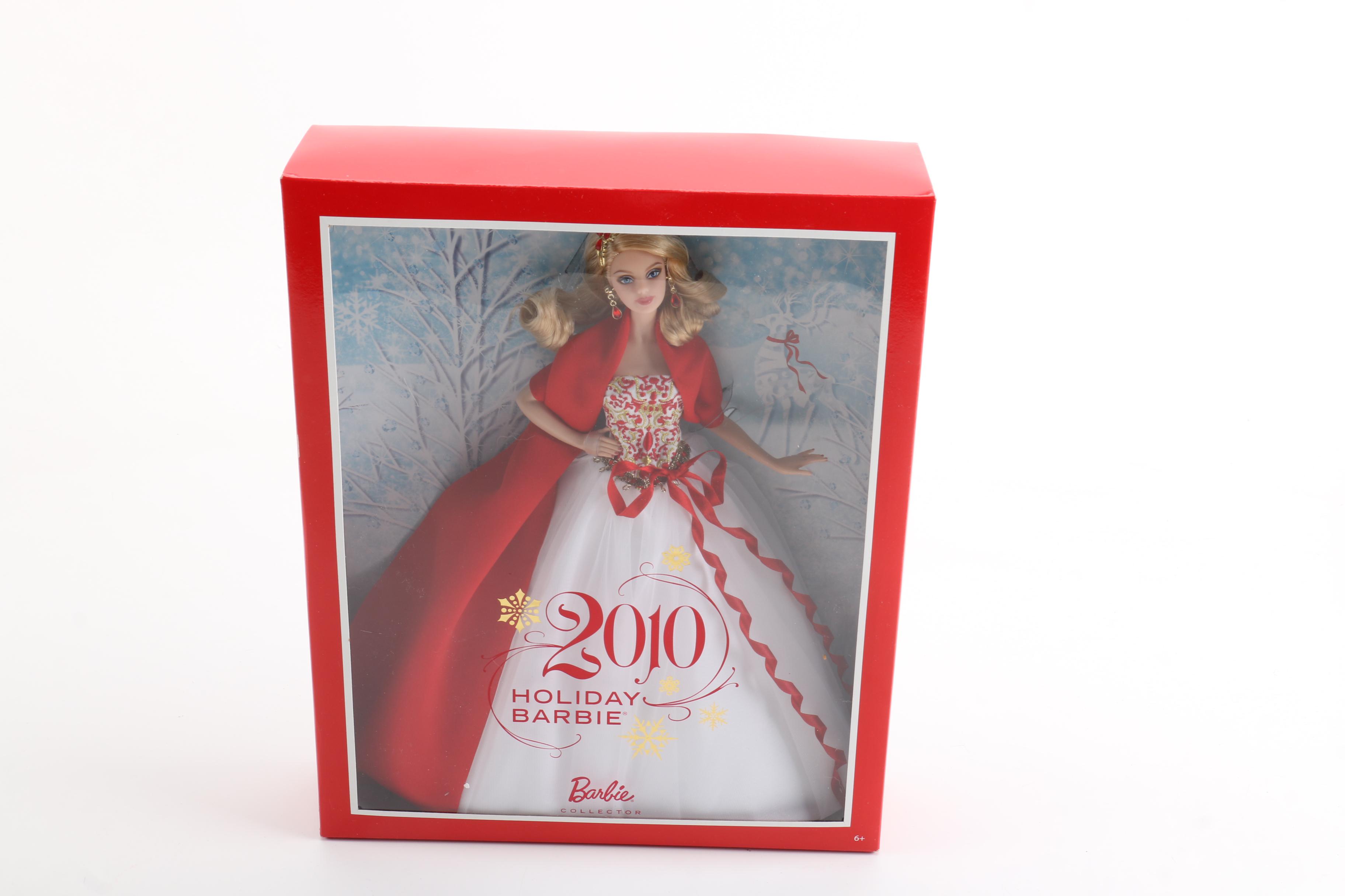 2010s Mattel "Holiday Barbie" Dolls