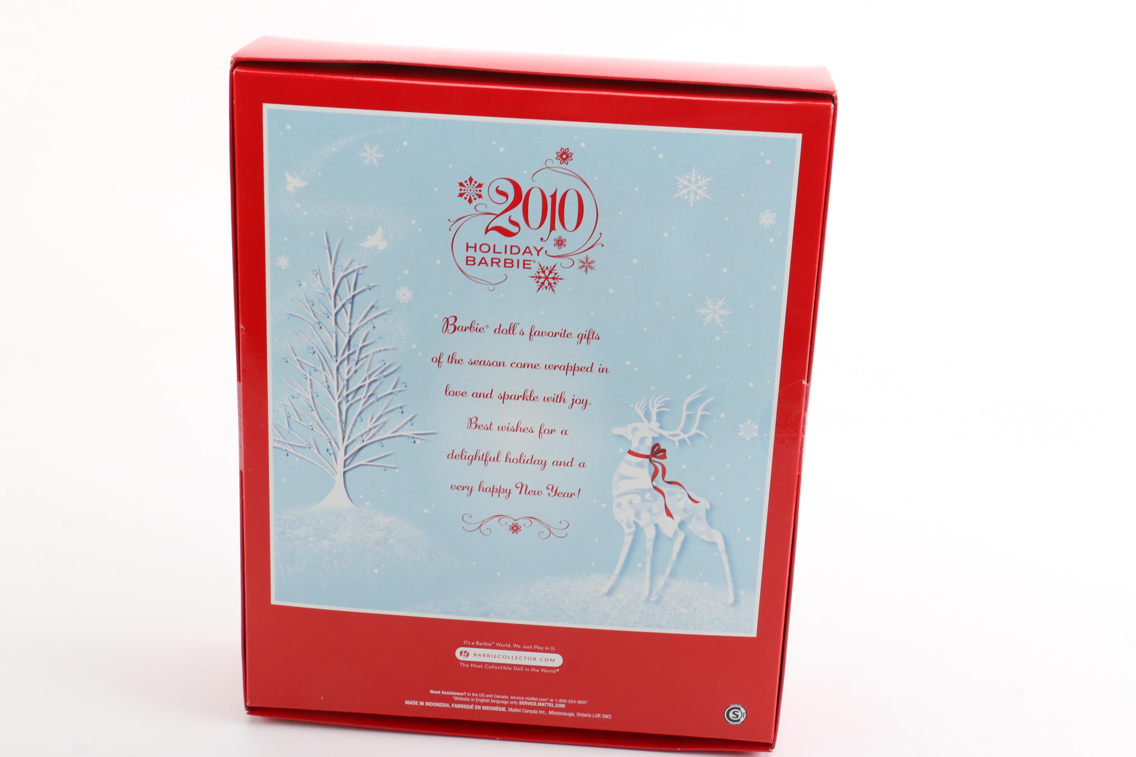 2010s Mattel "Holiday Barbie" Dolls