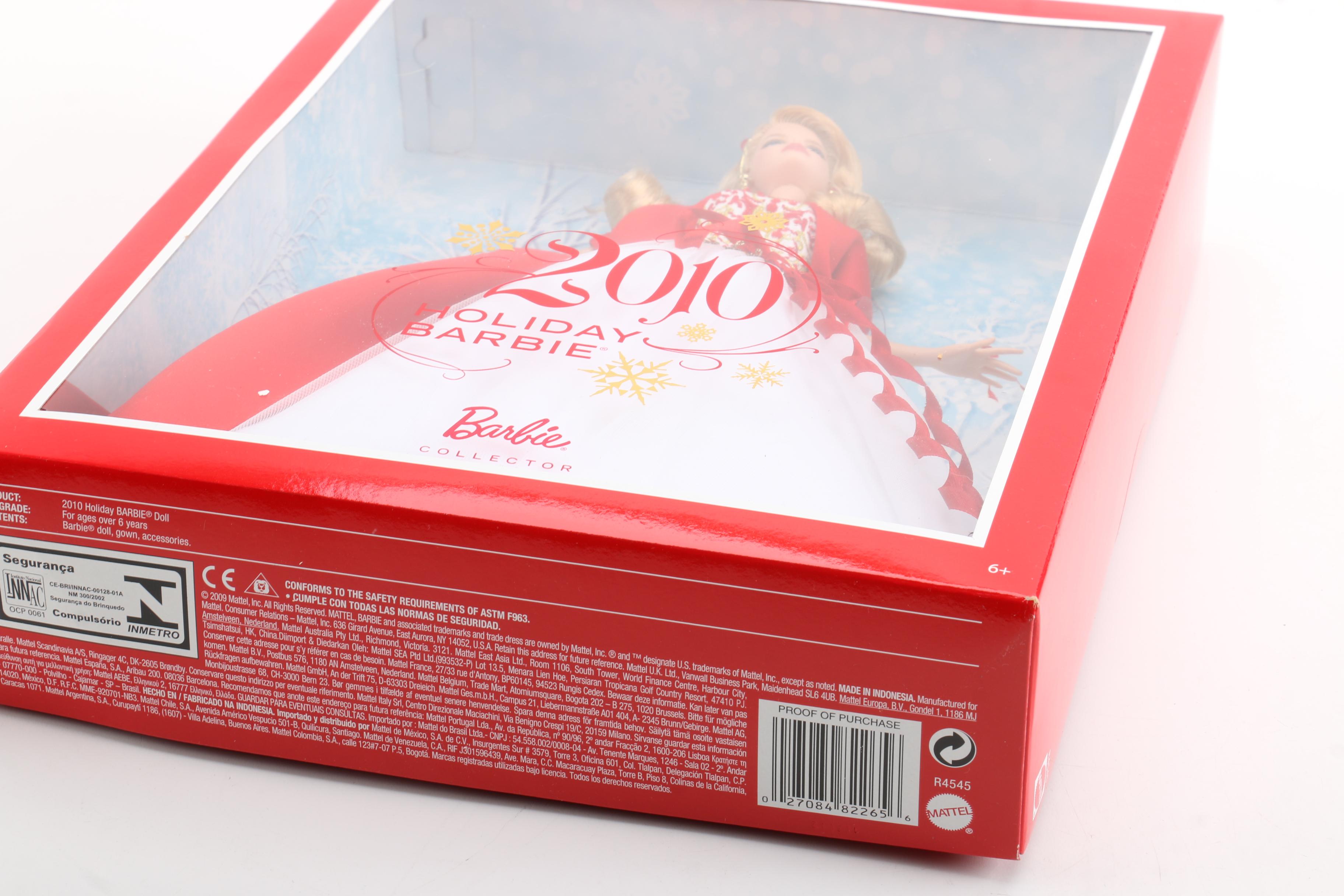 2010s Mattel "Holiday Barbie" Dolls