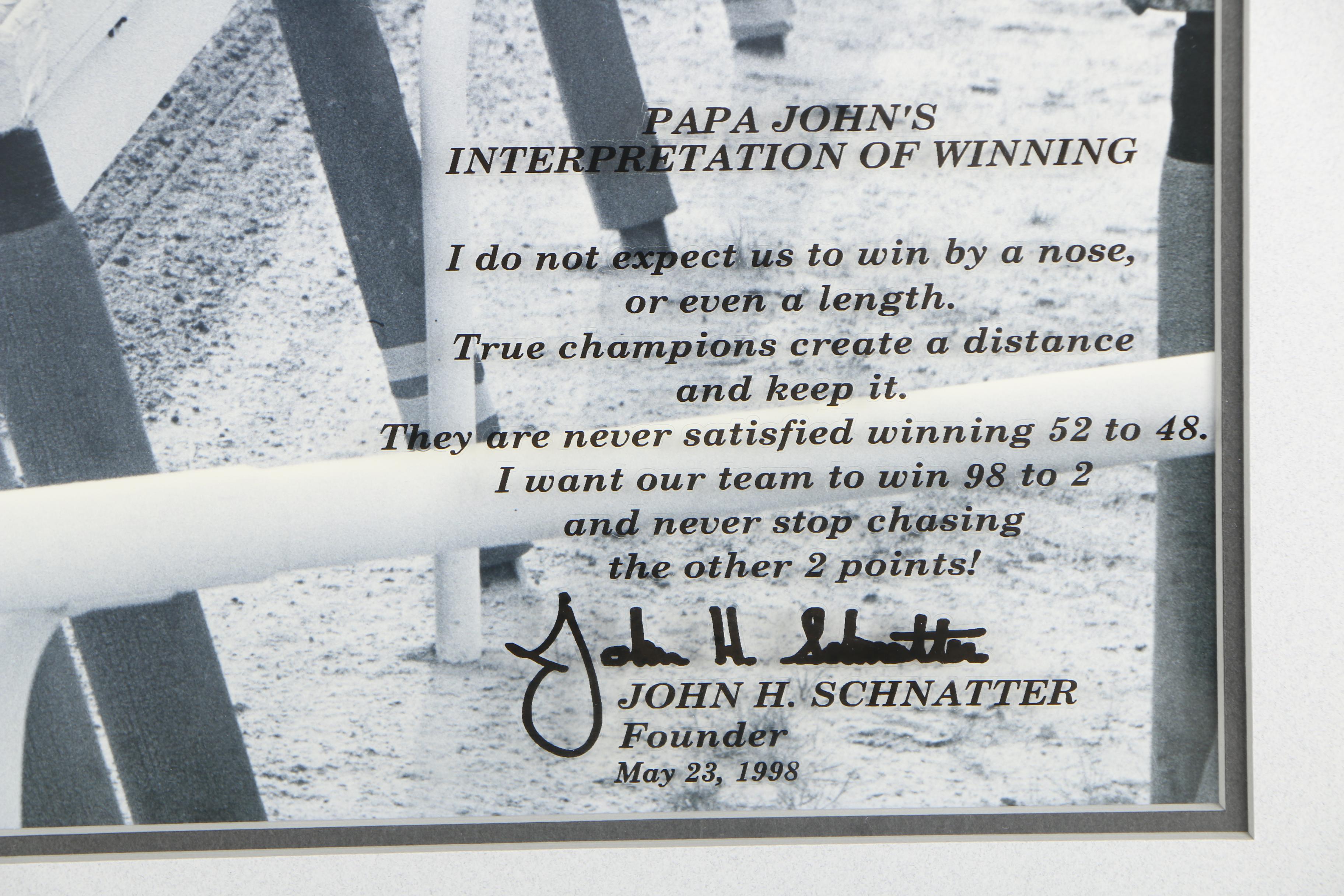 1990s Photographic Print of Secretariat Running the 1973 Belmont Stakes