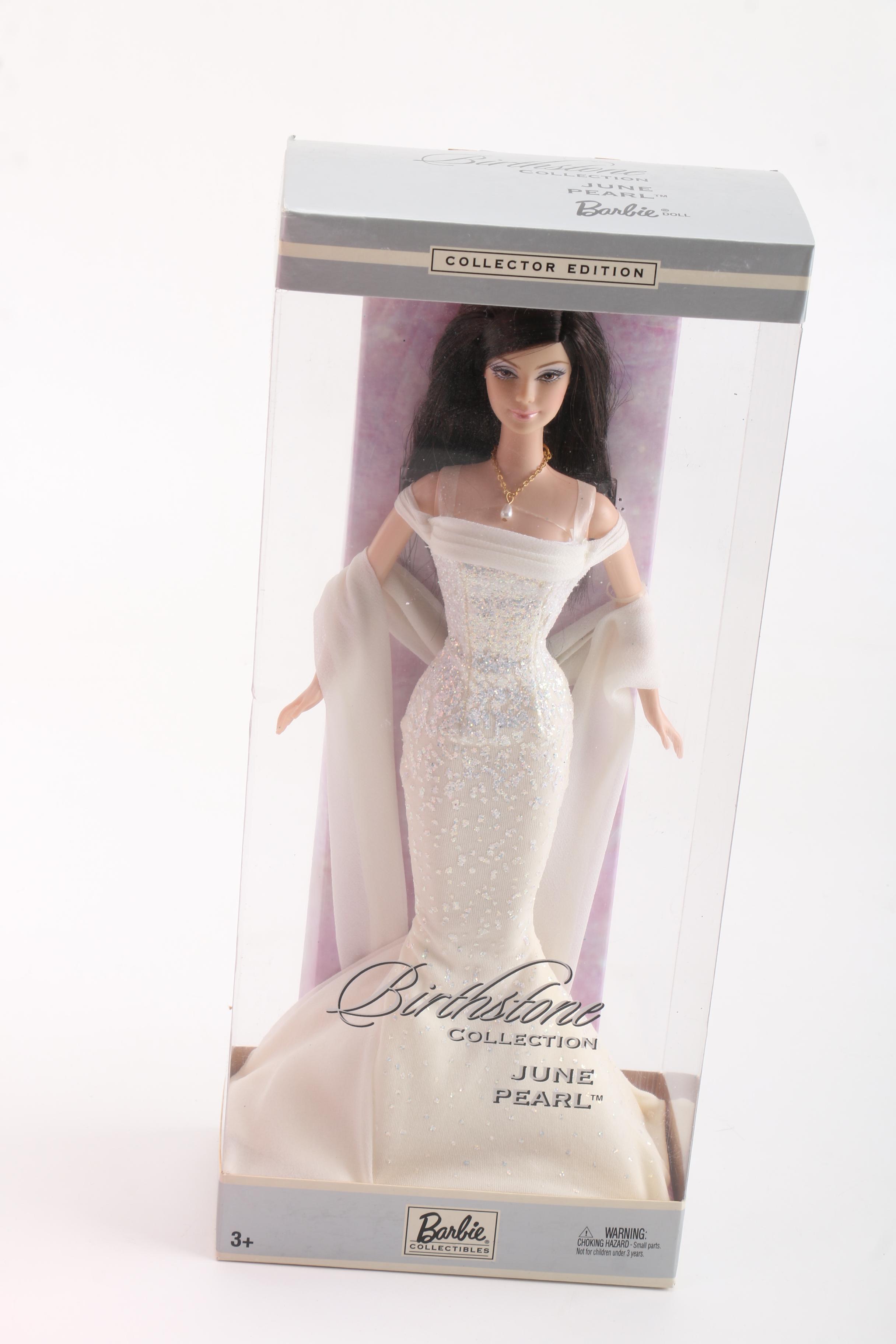 2000s Mattel Pink Label Barbie Dolls Featuring "Pink Ribbon" Barbie