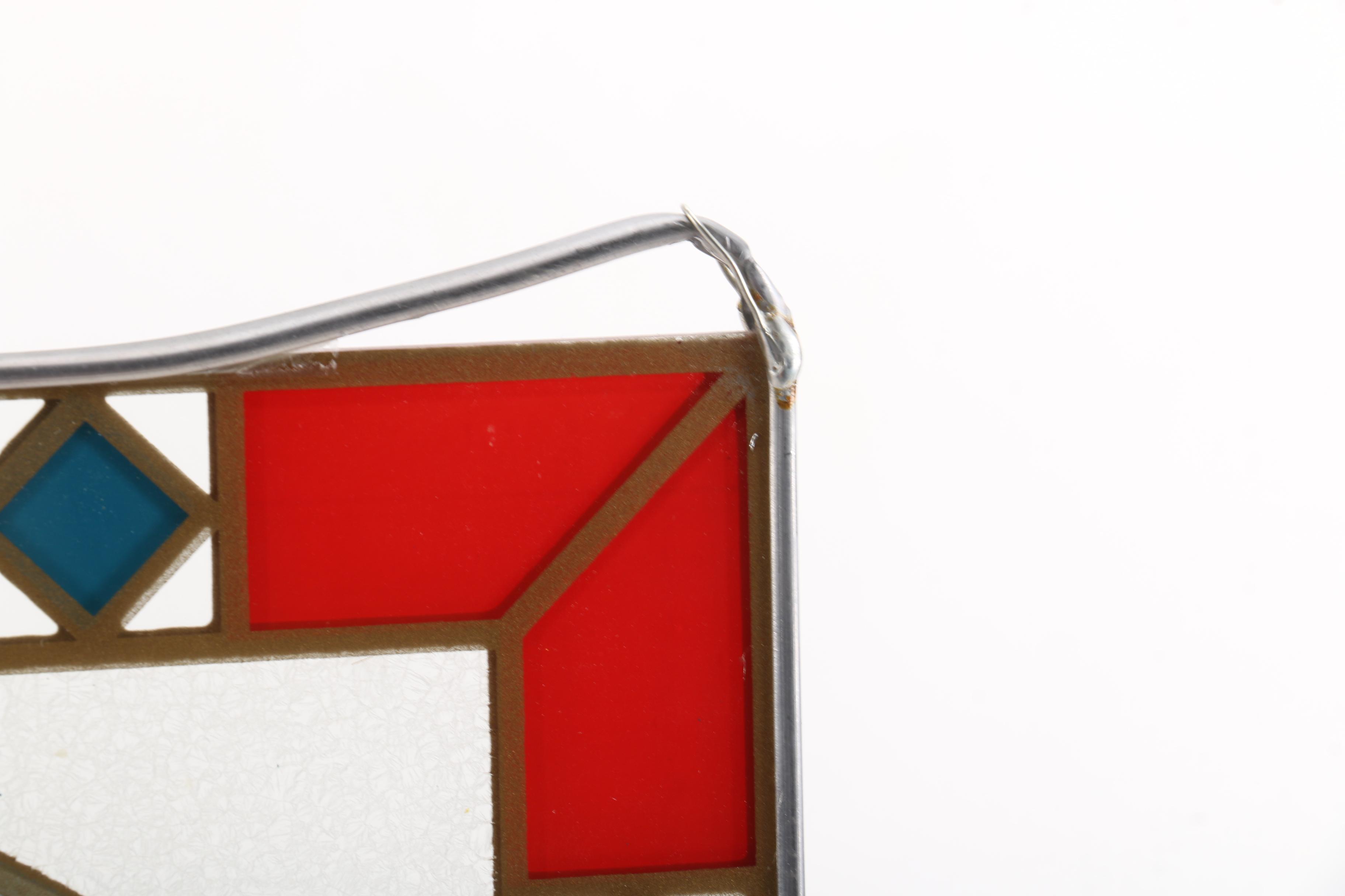 Vintage Glass "Coca Cola" Sign